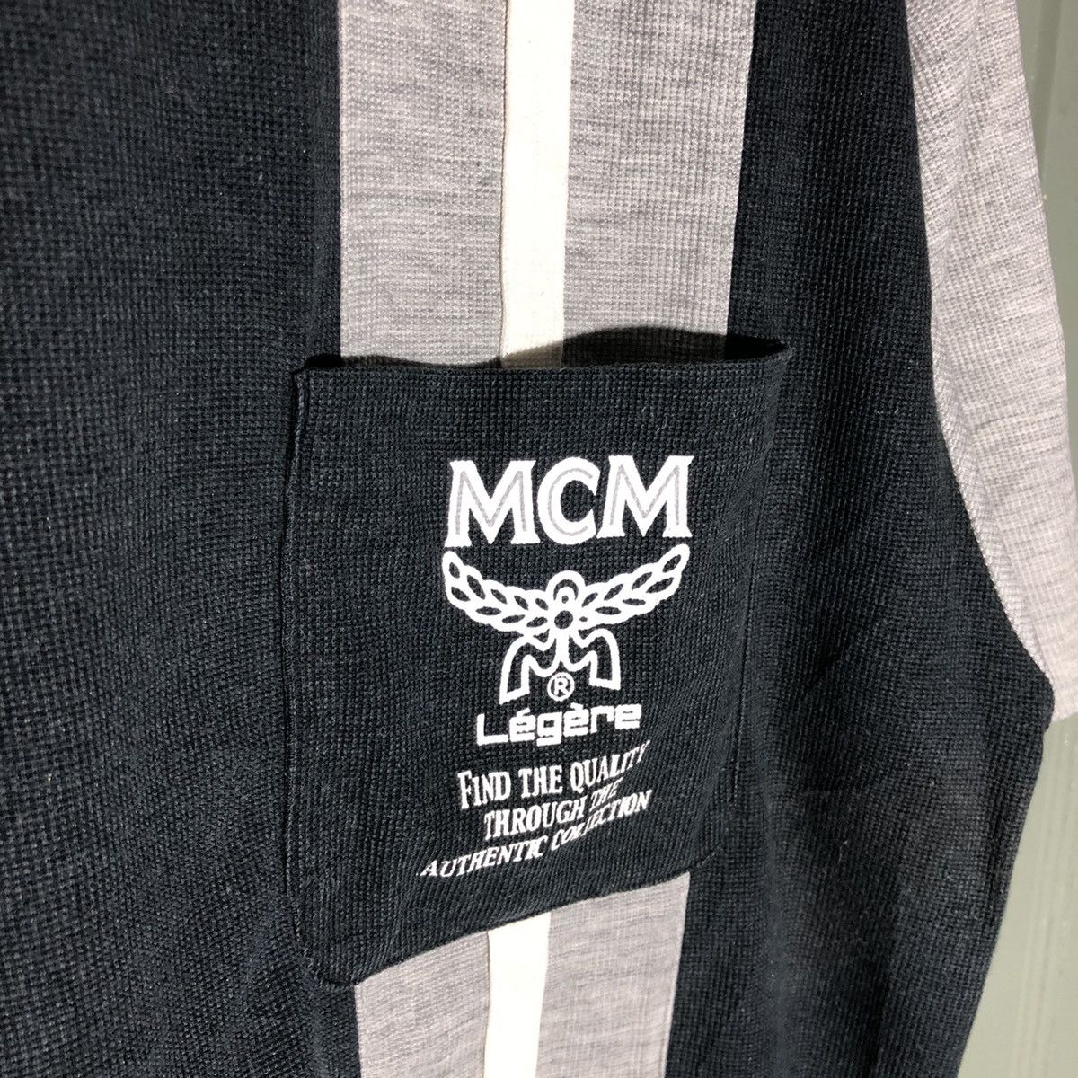 Designer × MCM × Vintage Rare‼️🔥 MCM Legere Single Pocket T-Shirt Size US M / EU 48-50 / 2 - 6 Thumbnail