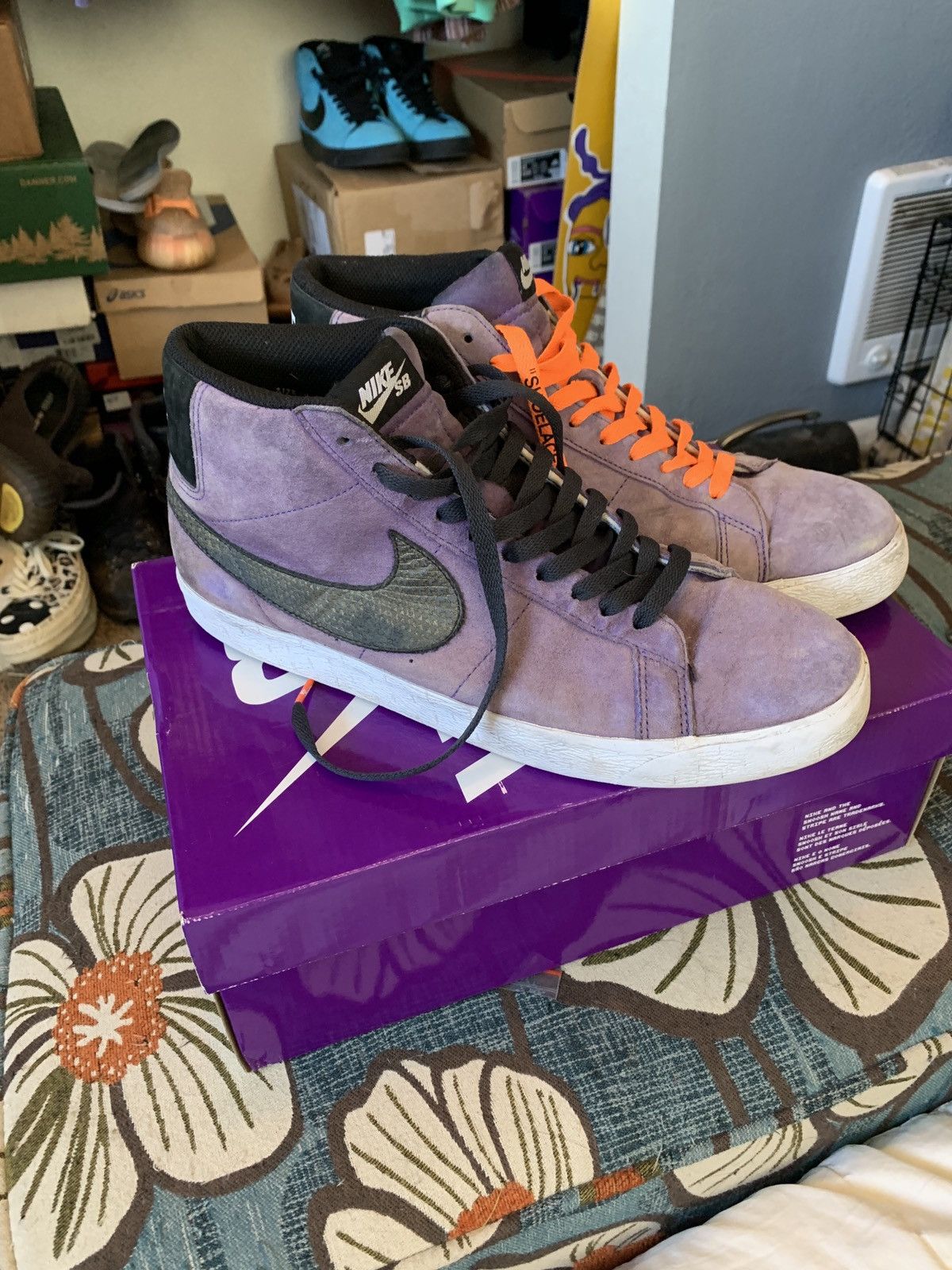Nike sb blazer varsity purple online