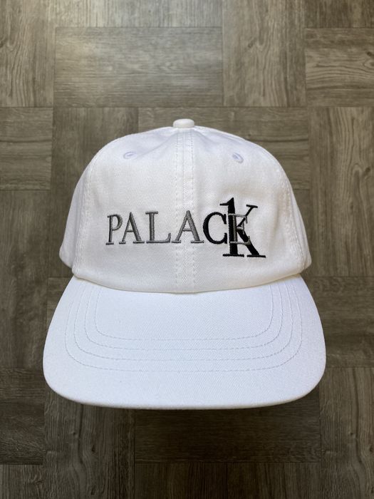 更に値下げ PALACE CALVIN KLEIN 6 PANEL WHITE - 帽子