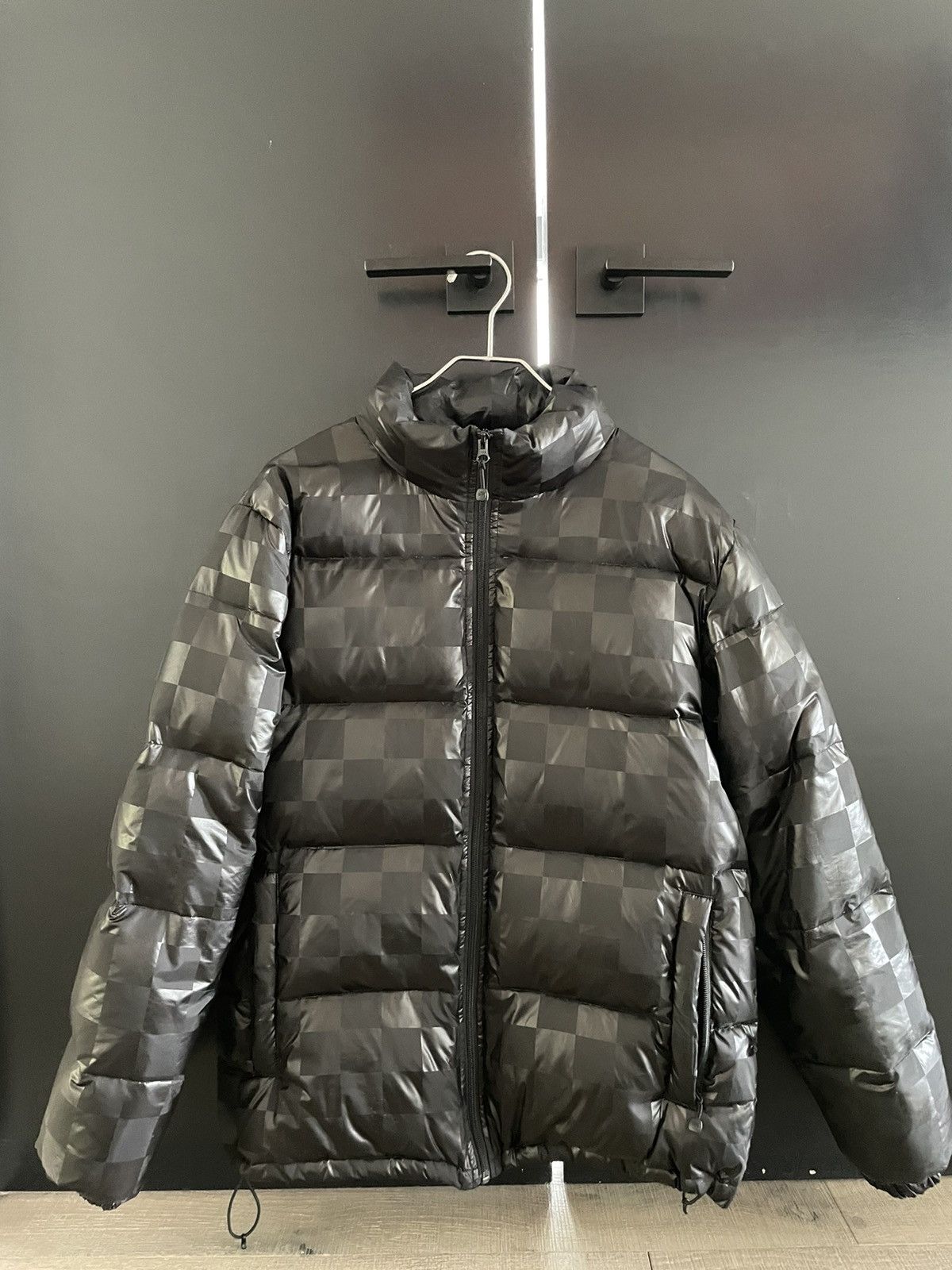 Stussy Stussy Checkers Oversized Puffer Jacket | Grailed