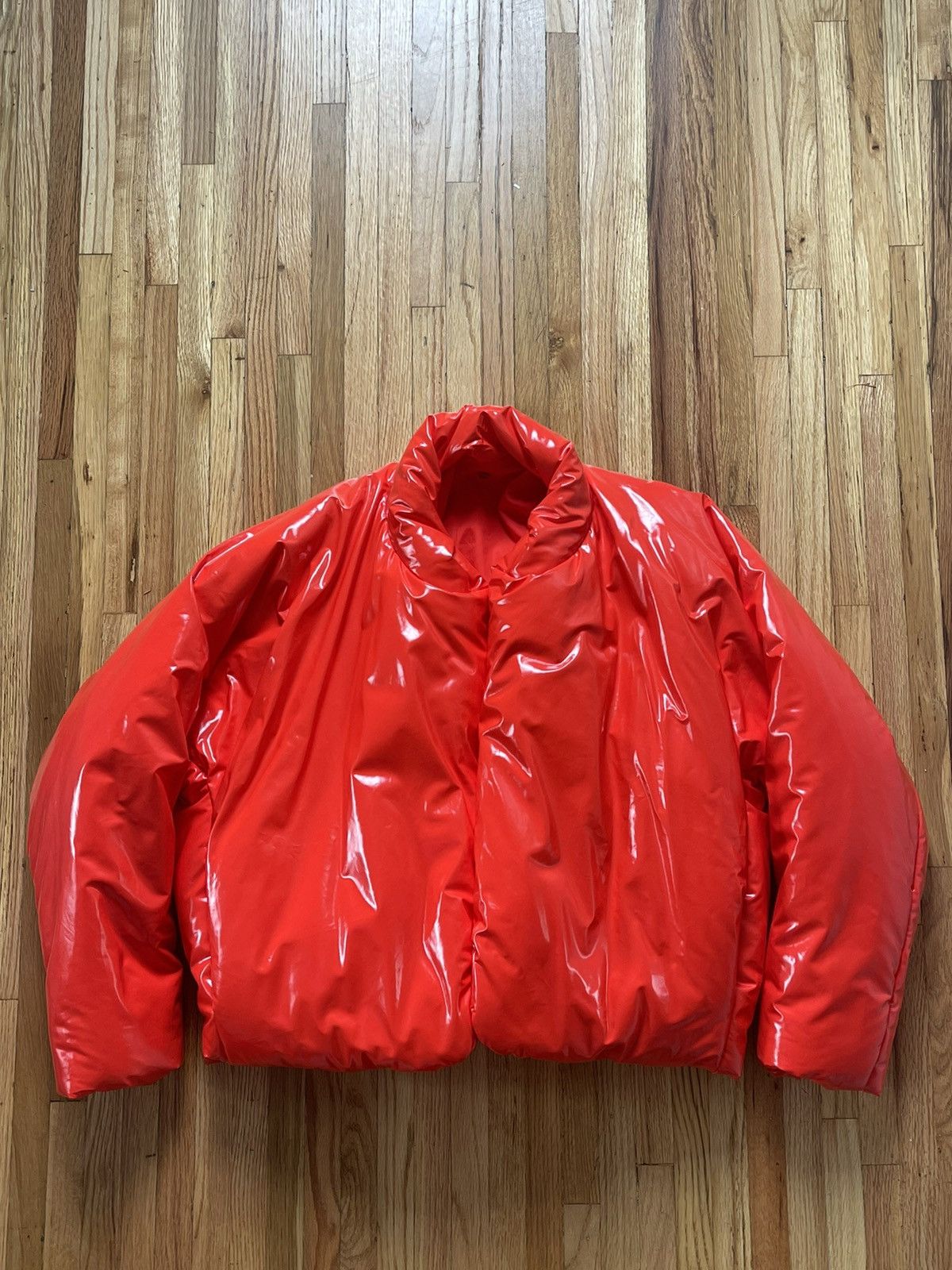 Gap × Kanye West Yeezy Gap Round Jacket - Red - XXS | Grailed
