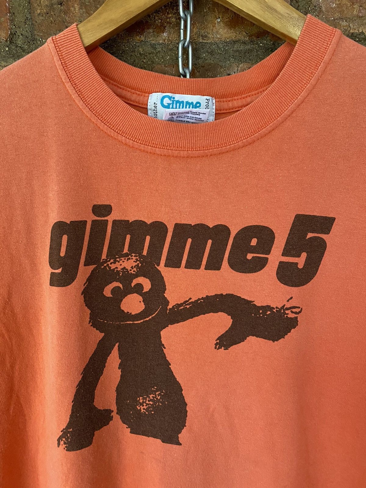 Gimme Five × Vintage 90s Gimme 5 x Sesame Street tee Size US M / EU 48-50 / 2 - 4 Thumbnail