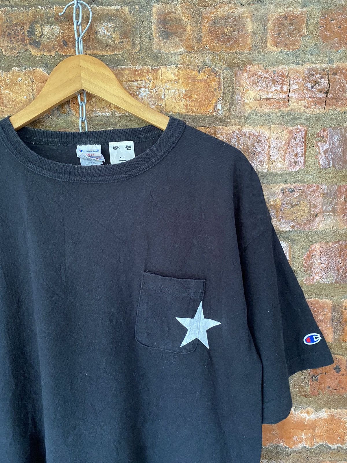 20471120 × Champion × Japanese Brand Vtg X-GIRL camo x Champion tee Size US XL / EU 56 / 4 - 5 Thumbnail