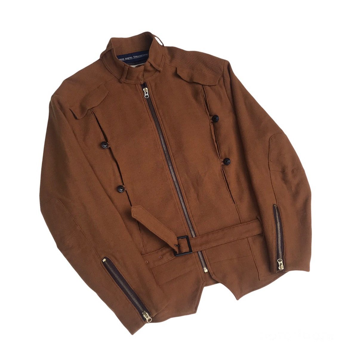 Japanese Brand Rare 1987 AW Jun Saito collection SAMPLE jacket Size US L / EU 52-54 / 3 - 3 Thumbnail