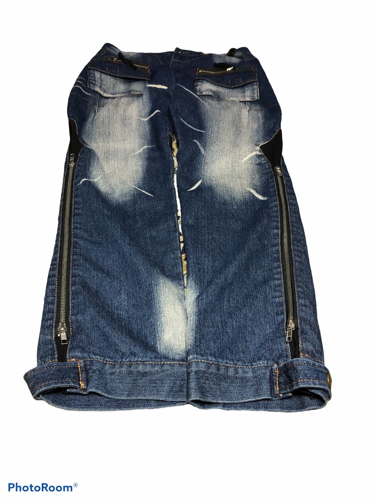 Seditionaries PUNK STYLE ZIPPER DENIM BY 2 PLUS ALPHA Size US 34 / EU 50 - 3 Thumbnail