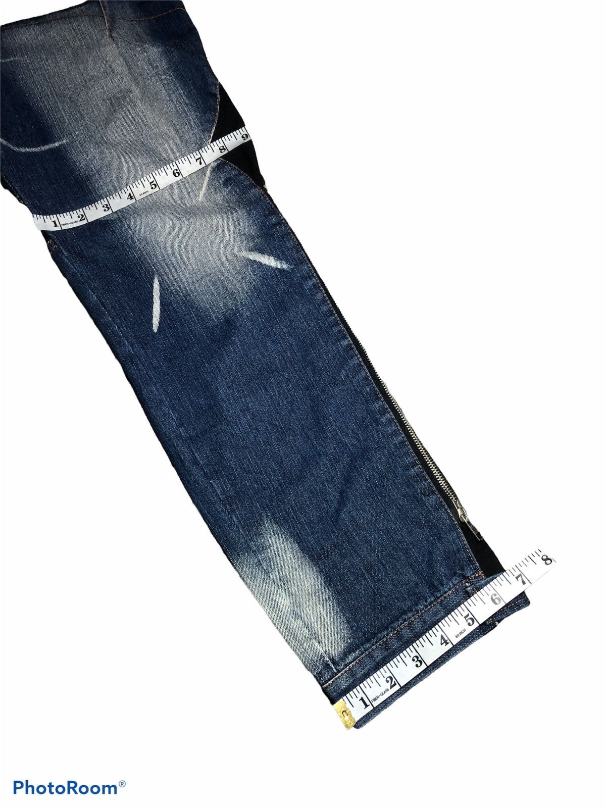 Seditionaries PUNK STYLE ZIPPER DENIM BY 2 PLUS ALPHA Size US 34 / EU 50 - 9 Thumbnail