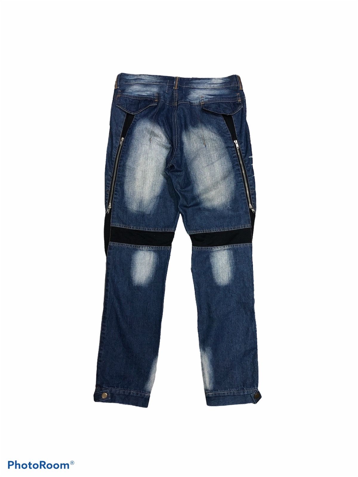 Seditionaries PUNK STYLE ZIPPER DENIM BY 2 PLUS ALPHA Size US 34 / EU 50 - 2 Thumbnail