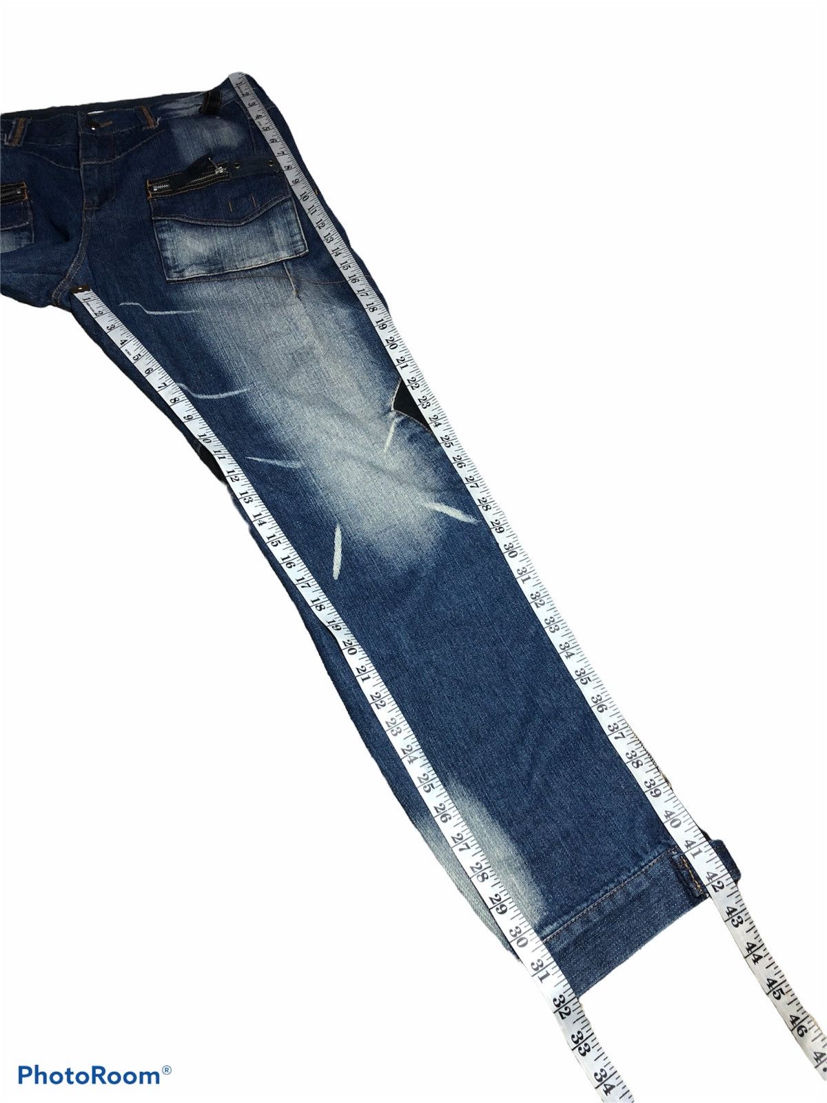 Seditionaries PUNK STYLE ZIPPER DENIM BY 2 PLUS ALPHA Size US 34 / EU 50 - 10 Thumbnail