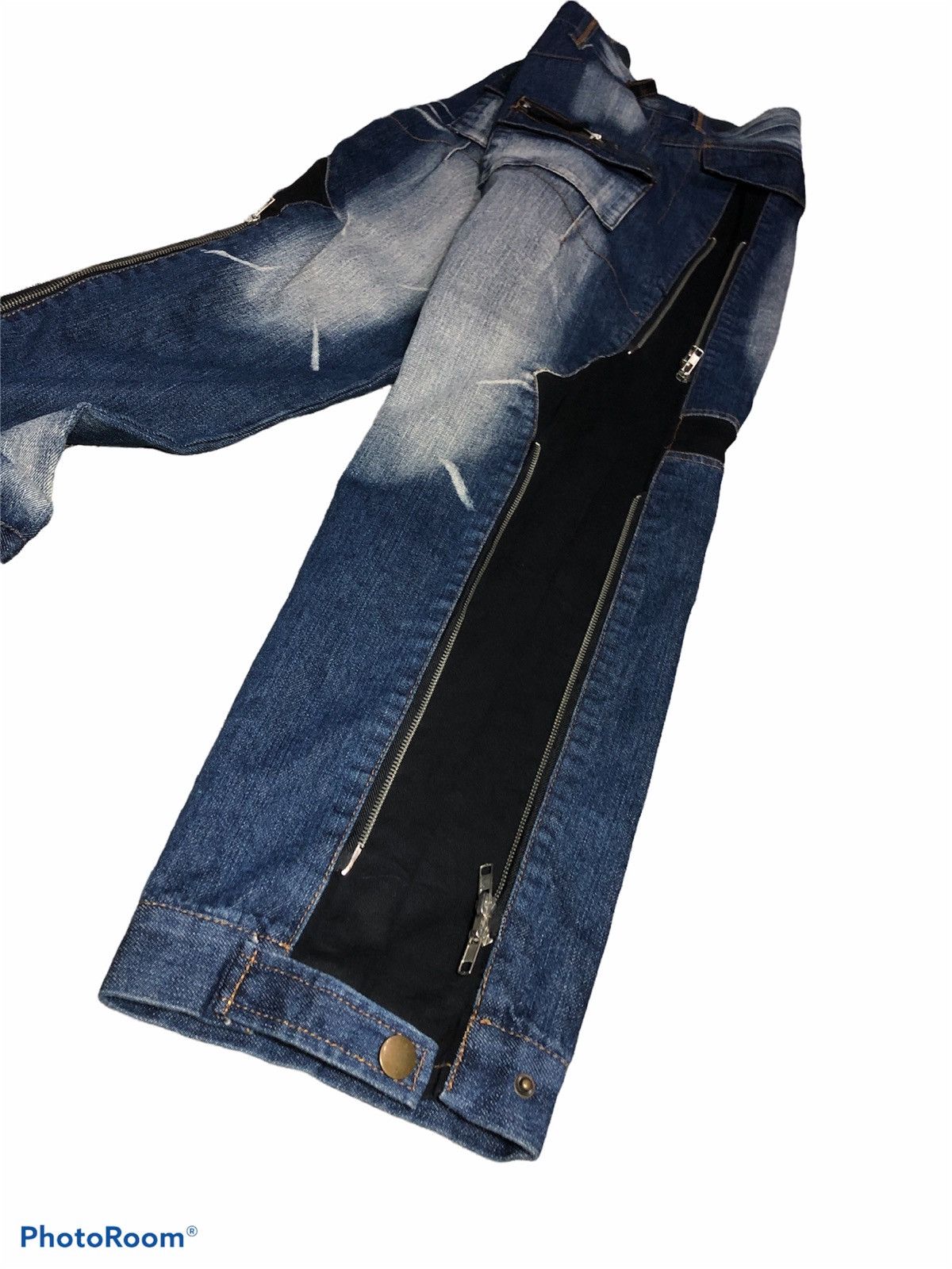 Seditionaries PUNK STYLE ZIPPER DENIM BY 2 PLUS ALPHA Size US 34 / EU 50 - 7 Thumbnail