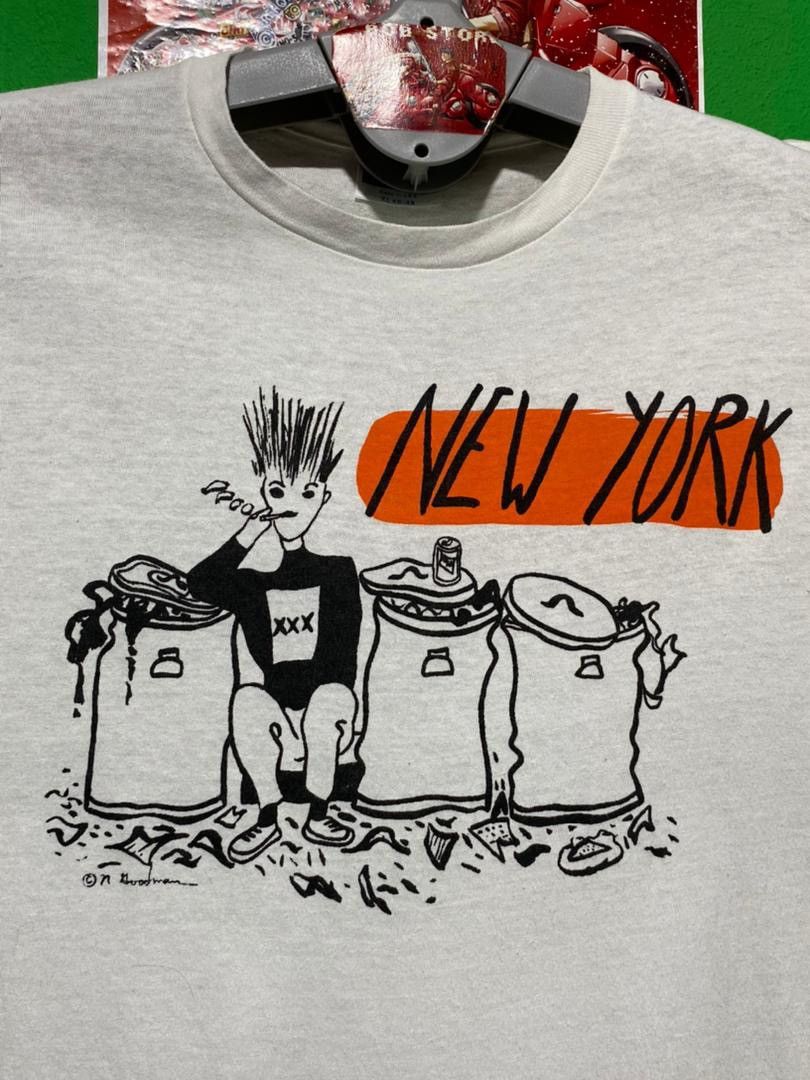 Vintage Vintage New York T Shirt Size US XL / EU 56 / 4 - 3 Thumbnail
