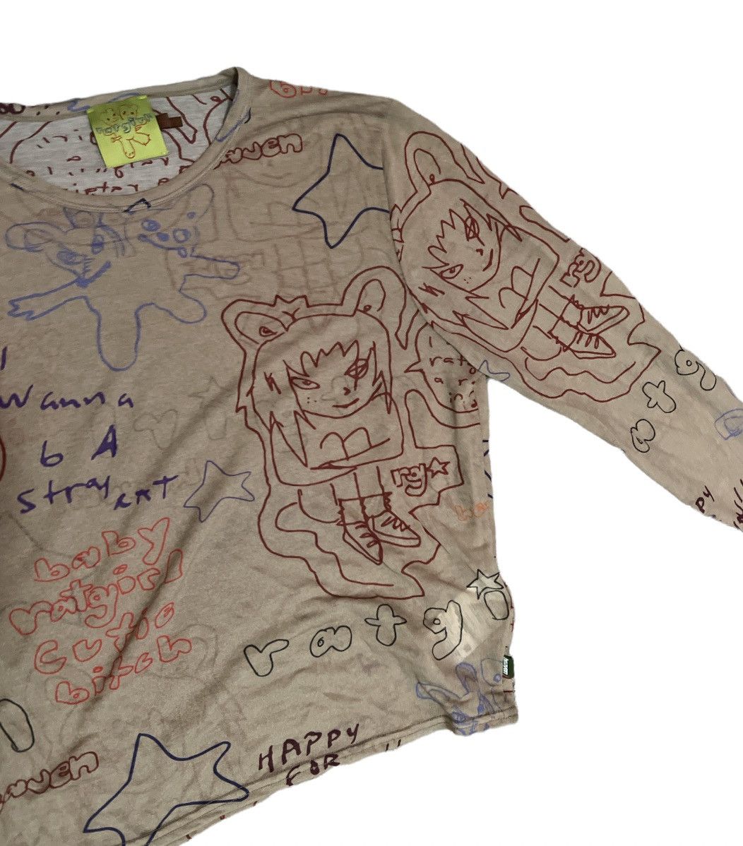 Heaven by Marc Jacobs × Stray Rats Heaven x Stray Rats Ratgirl Mesh Top Size XL / US 12-14 / IT 48-50 - 3 Thumbnail