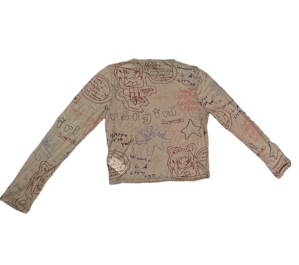 Heaven by Marc Jacobs × Stray Rats Heaven x Stray Rats Ratgirl Mesh Top Size XL / US 12-14 / IT 48-50 - 2 Thumbnail