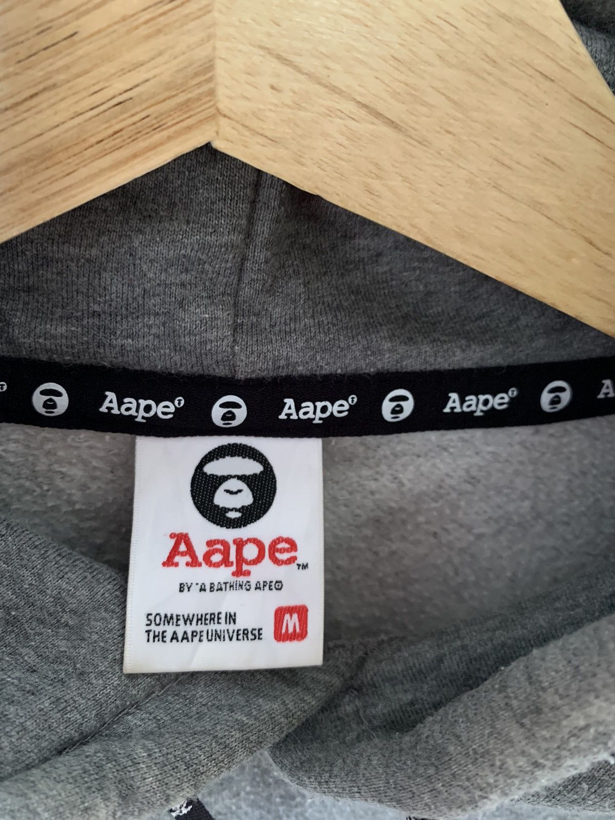 Aape × Bape Aape Apunvs Pullover Hoodie Size US M / EU 48-50 / 2 - 7 Thumbnail