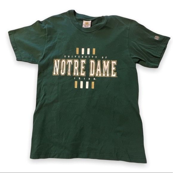 Vintage Notre Dame University Vintage TShirt On the Campus Hammes Grailed