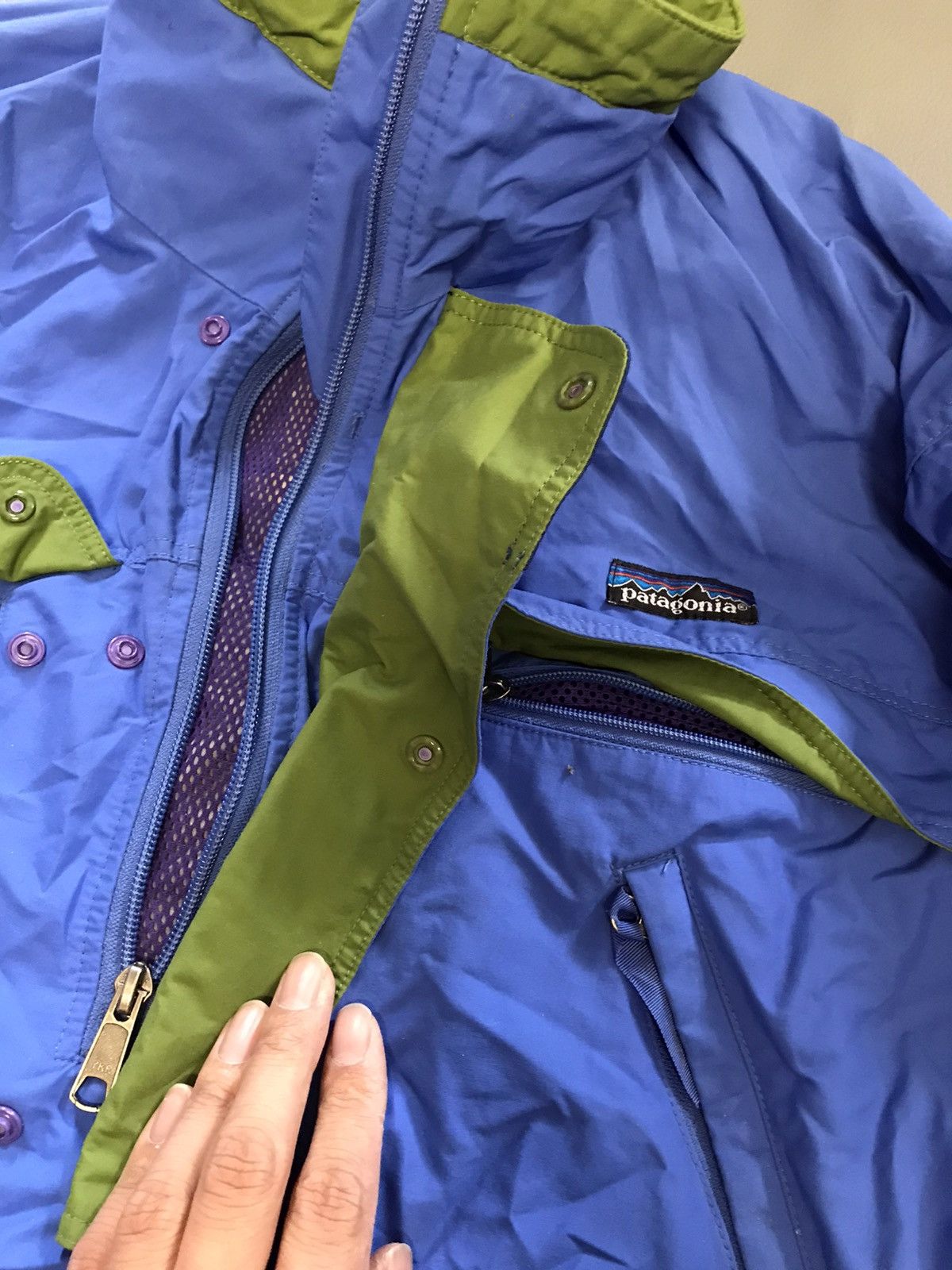 Patagonia × Vintage Patagonia swing jacket balenciaga vibes windbreaker Size US XS / EU 42 / 0 - 3 Thumbnail