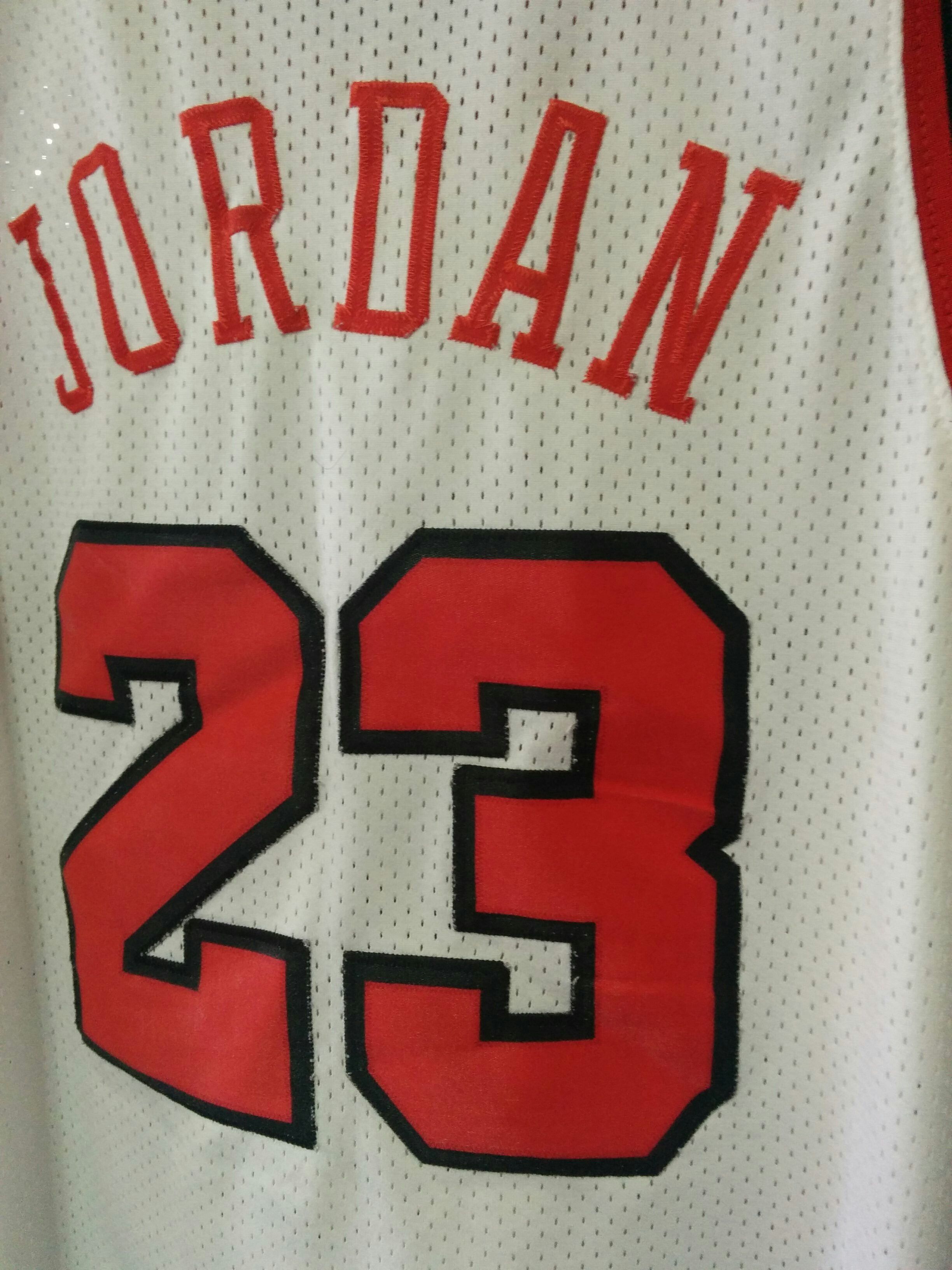 NBA × Nike Nike rookie Mens Michael Jordan Chicago Bulls 1984 NBA Jersey Medium Basketball Vintage Fall '04 Rookie Rewind Authentic Sewn Stitched Size US XL / EU 56 / 4 - 3 Thumbnail