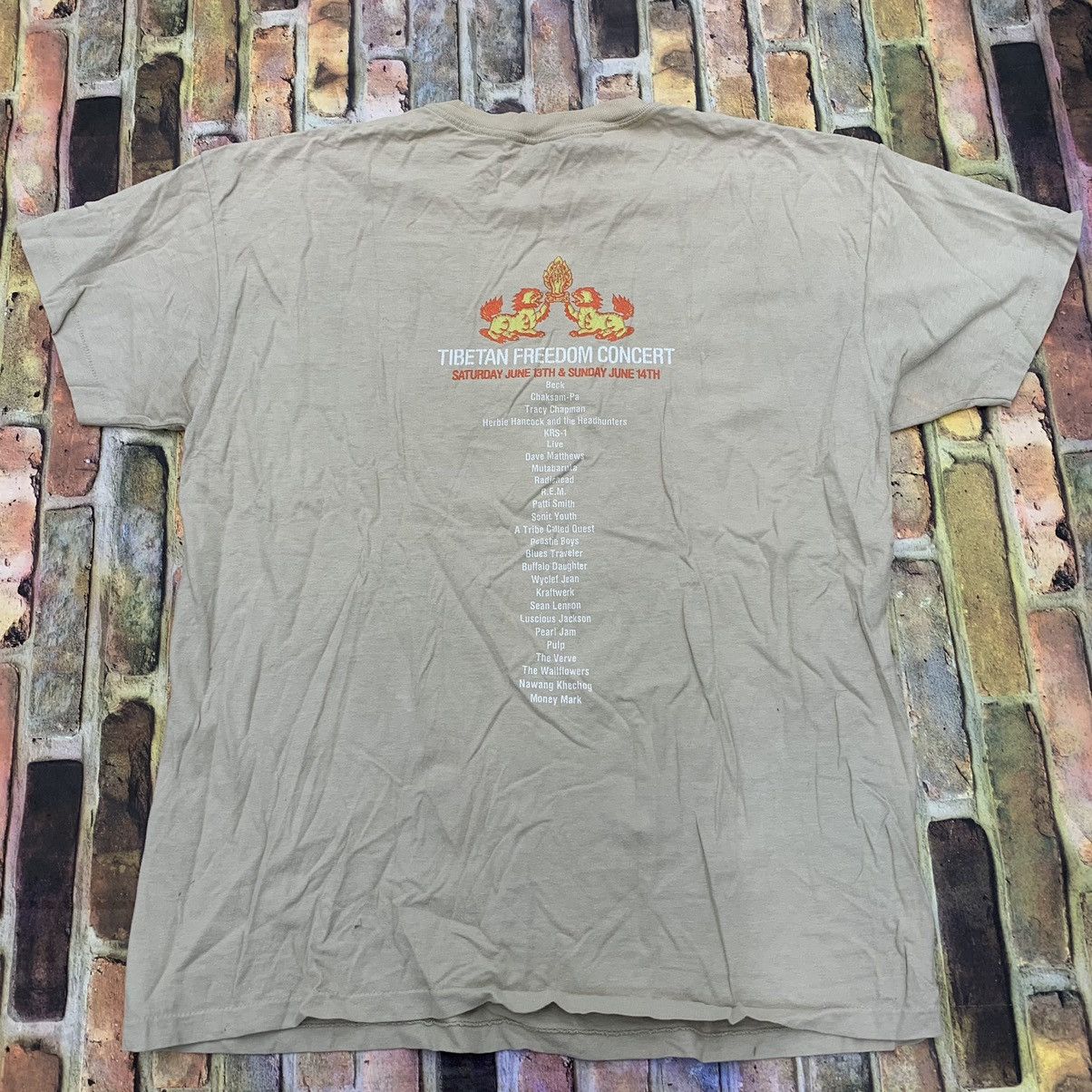 Band Tees × Vintage Vintage 1998 Tibetan Freedom Concert tee Size US XL / EU 56 / 4 - 2 Thumbnail