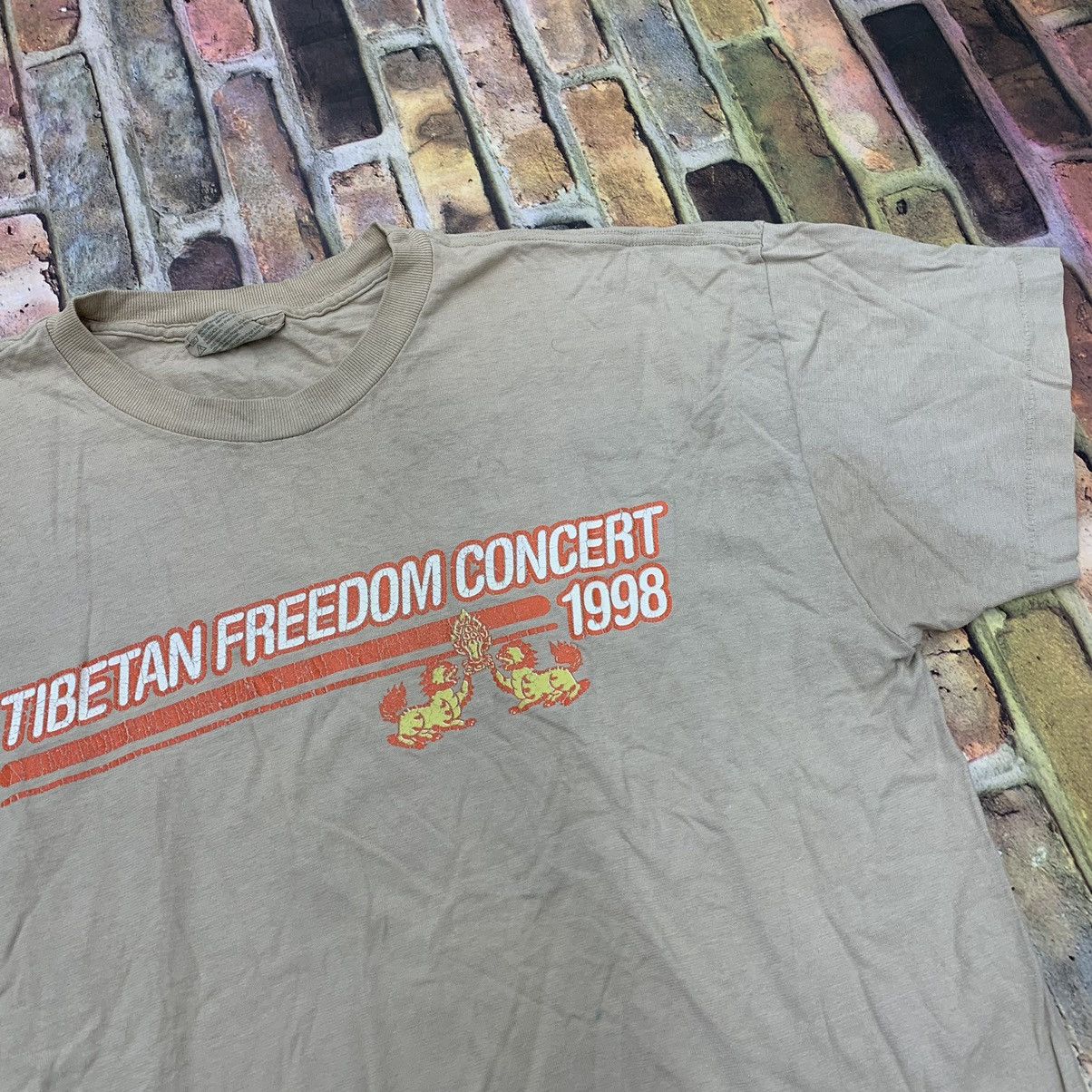 Band Tees × Vintage Vintage 1998 Tibetan Freedom Concert tee Size US XL / EU 56 / 4 - 3 Thumbnail