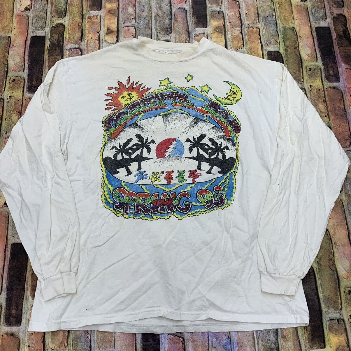Band Tees × Grateful Dead × Vintage Grateful Dead Spring Tour 1993 long sleeve tee Size US XL / EU 56 / 4 - 1 Thumbnail