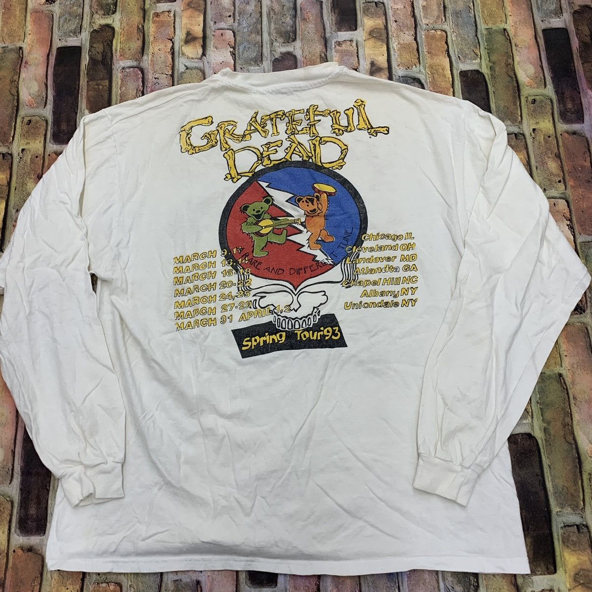 Band Tees × Grateful Dead × Vintage Grateful Dead Spring Tour 1993 long sleeve tee Size US XL / EU 56 / 4 - 2 Thumbnail
