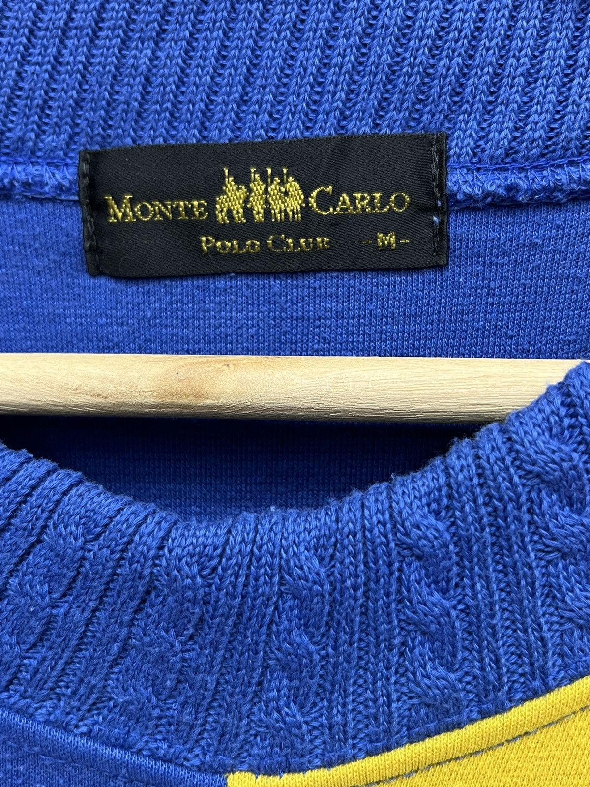 Beverly Hills Polo Club 80’s MONTECARLO POLO CLUB Embroidery Spell-out Color Blocks Size US M / EU 48-50 / 2 - 12 Thumbnail