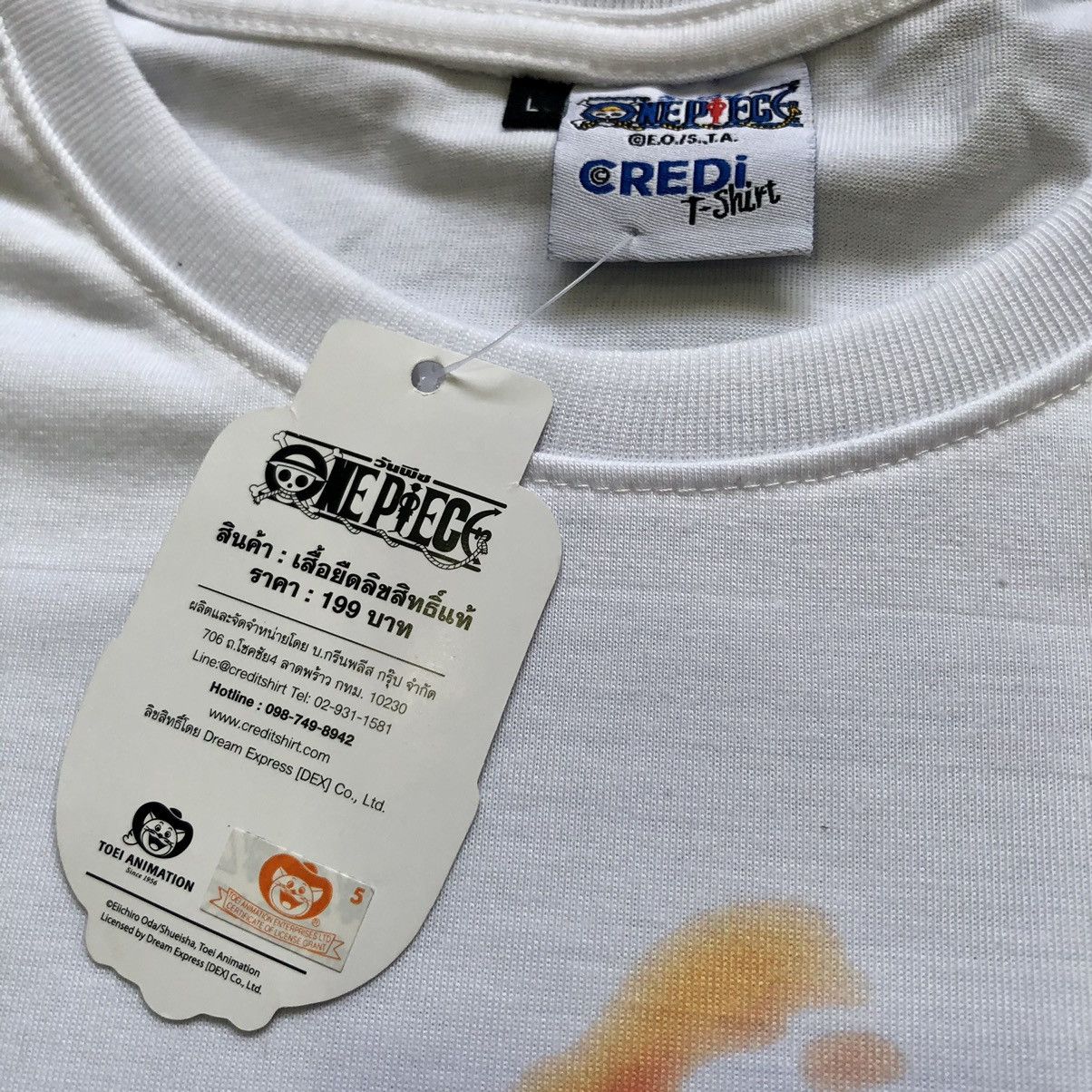 Anime × One Piece One Piece Portgas D Ace Credi T Shirts Size US L / EU 52-54 / 3 - 4 Thumbnail