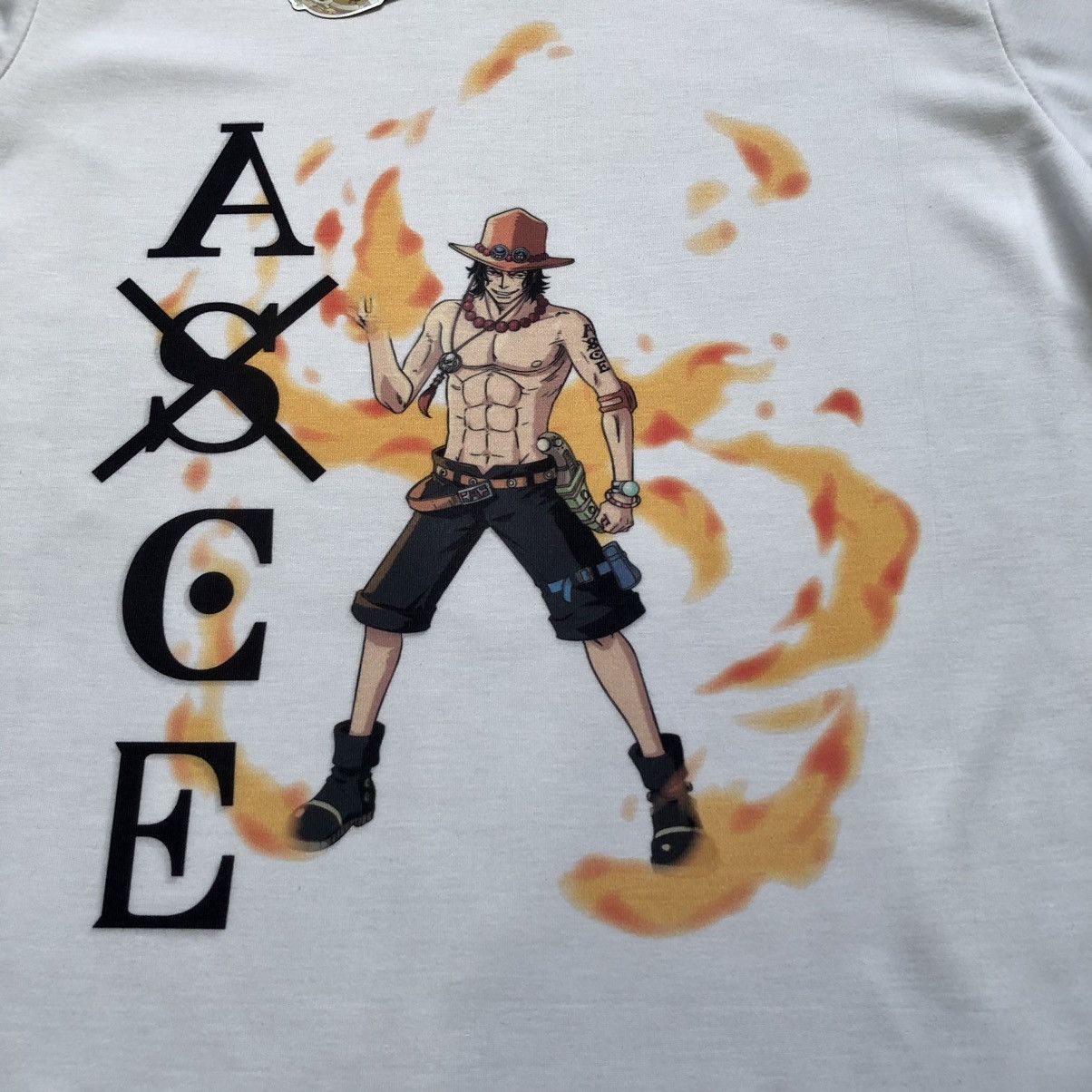 Anime × One Piece One Piece Portgas D Ace Credi T Shirts Size US L / EU 52-54 / 3 - 2 Thumbnail