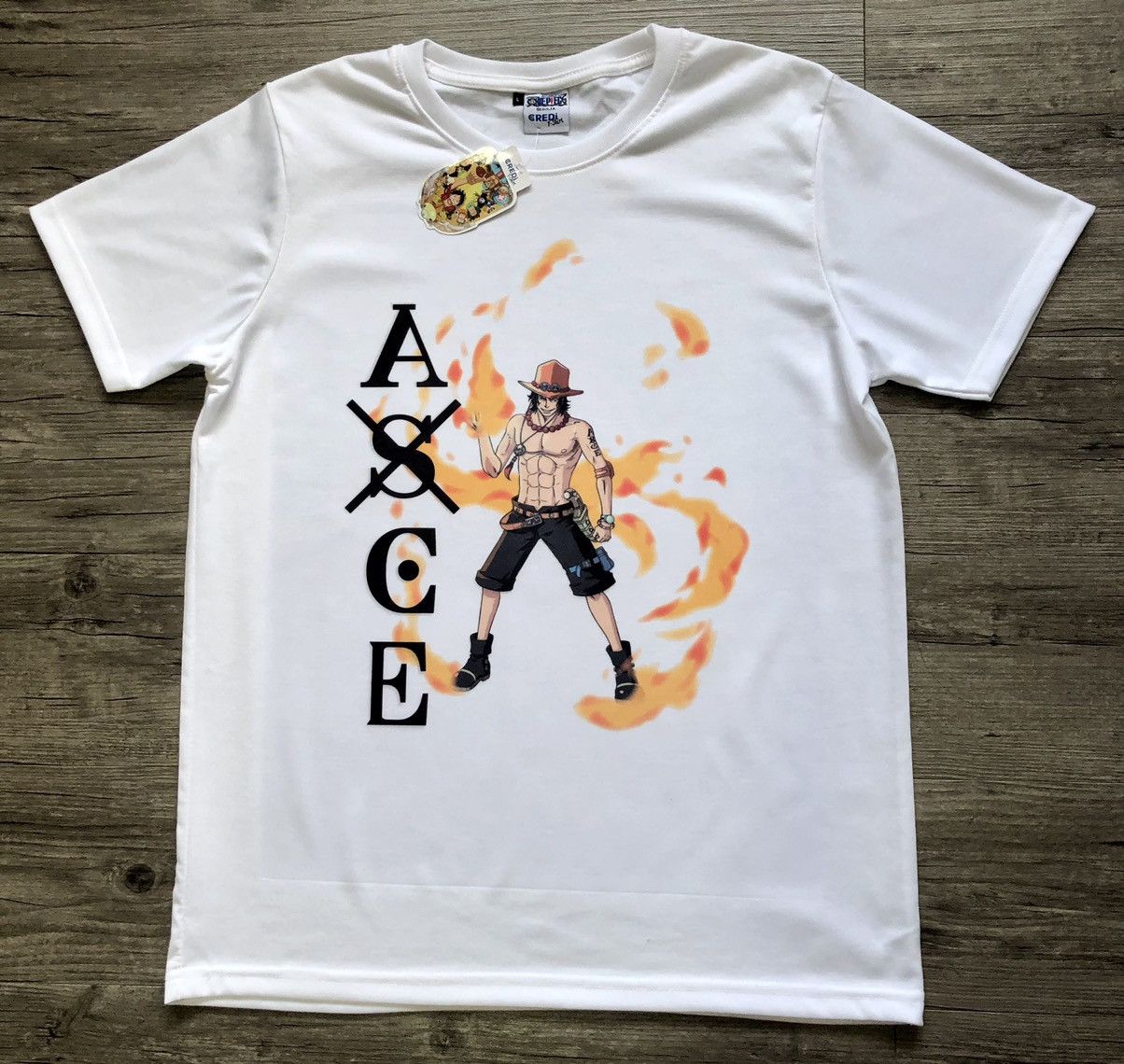Anime × One Piece One Piece Portgas D Ace Credi T Shirts Size US L / EU 52-54 / 3 - 1 Thumbnail