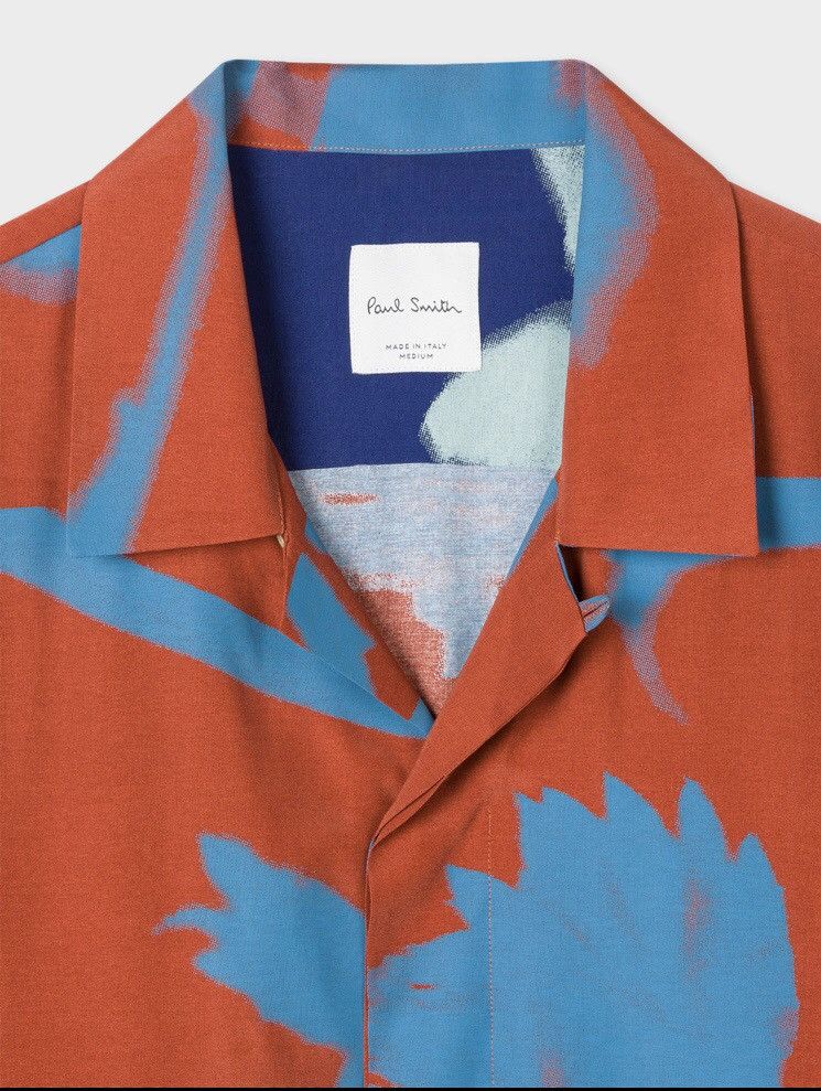 Paul Smith Paul Smith floral print summer shirt viscose shadow flower Size US M / EU 48-50 / 2 - 2 Thumbnail