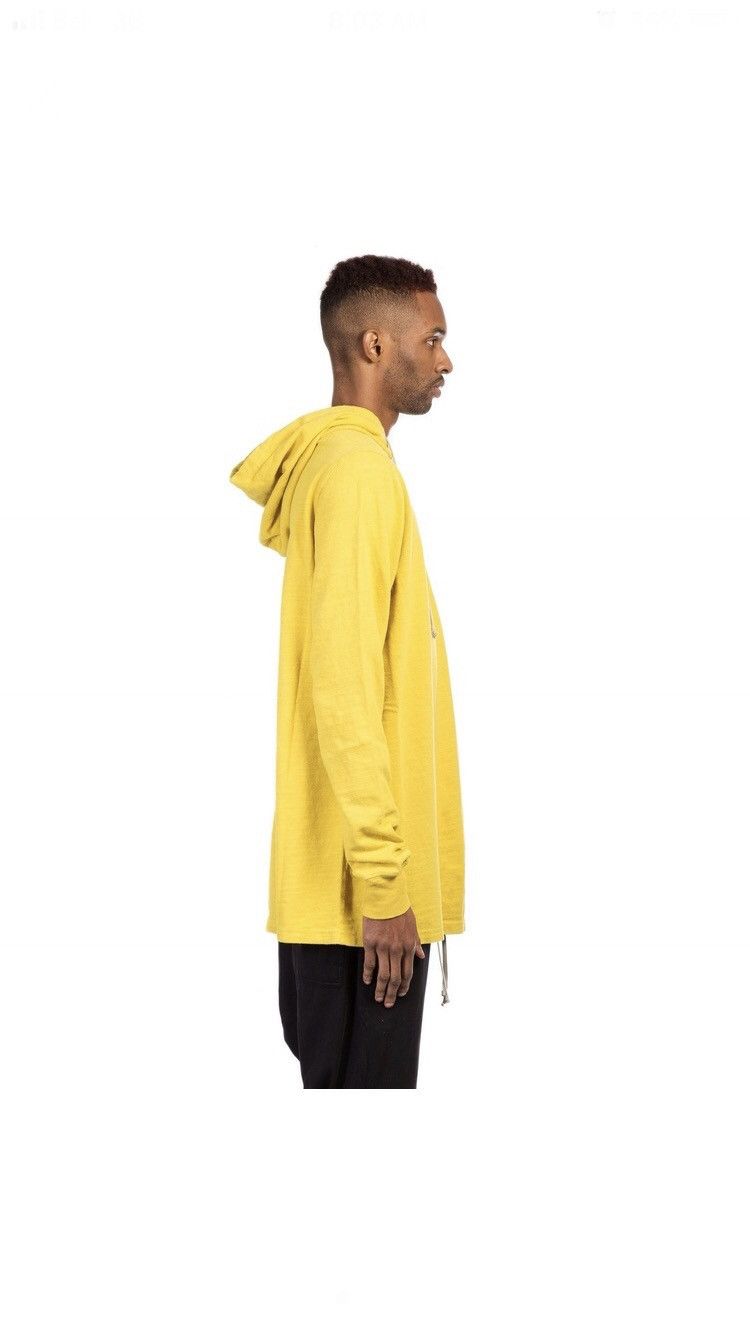 Rick Owens Drkshdw BNWT lemon yellow rick owens hoodie sweatshirt Size US M / EU 48-50 / 2 - 2 Thumbnail