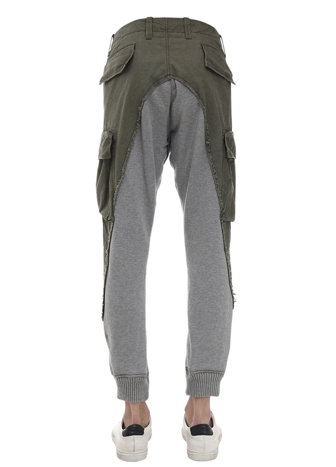 Greg Lauren × Paul & Shark NEW 50 Paul & Shark 50/50 Patchwork Denim Jogger SweatPants Size US 32 / EU 48 - 2 Thumbnail