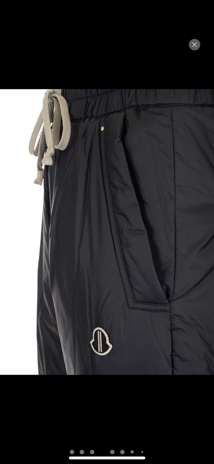 Moncler × Rick Owens BNWT AW20 RICK OWENS x MONCLER POD LENGTH BELAS SHORTS S Size US 30 / EU 46 - 4 Thumbnail