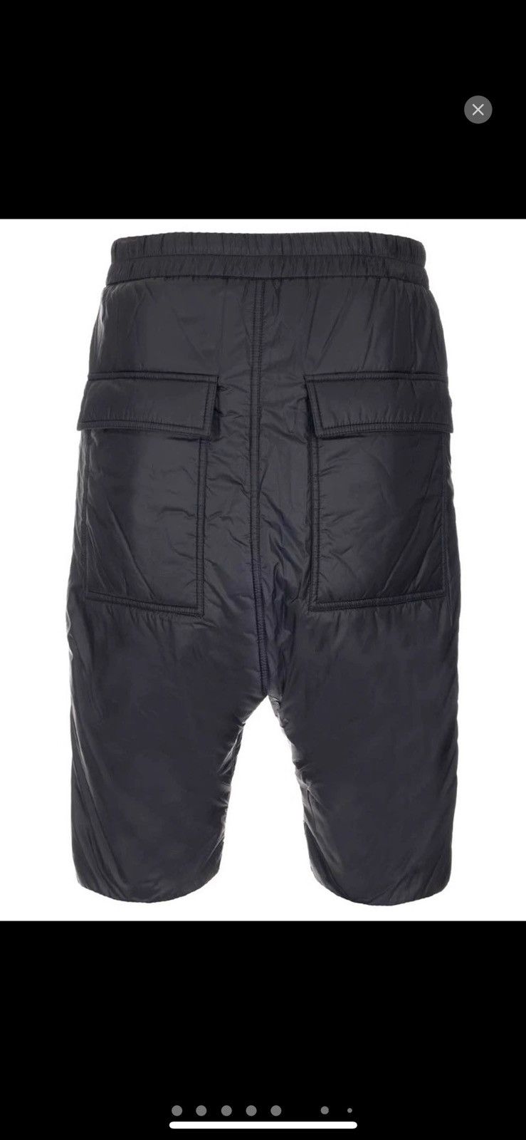 Moncler × Rick Owens BNWT AW20 RICK OWENS x MONCLER POD LENGTH BELAS SHORTS S Size US 30 / EU 46 - 6 Thumbnail