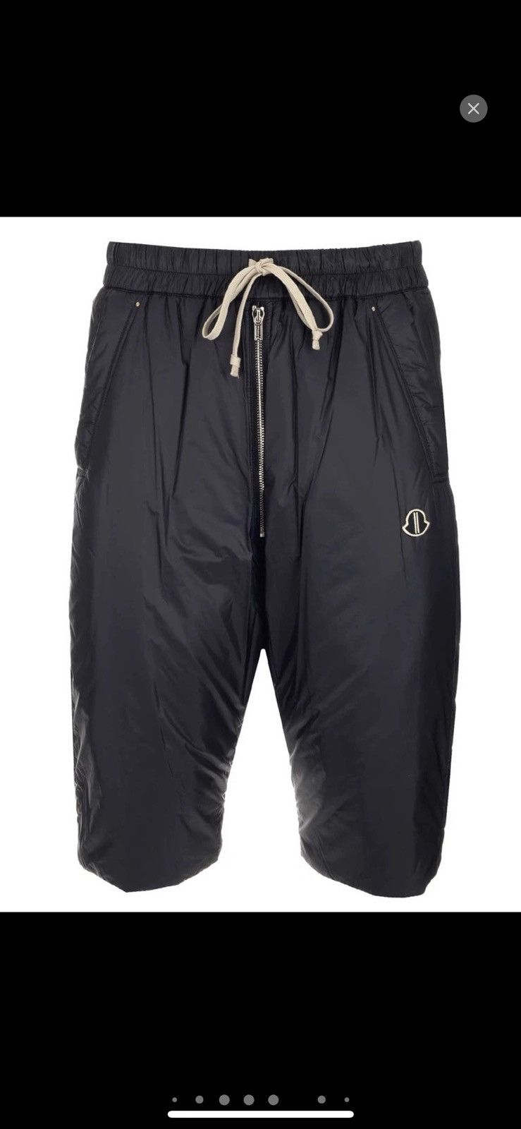 Moncler × Rick Owens BNWT AW20 RICK OWENS x MONCLER POD LENGTH BELAS SHORTS S Size US 30 / EU 46 - 7 Thumbnail