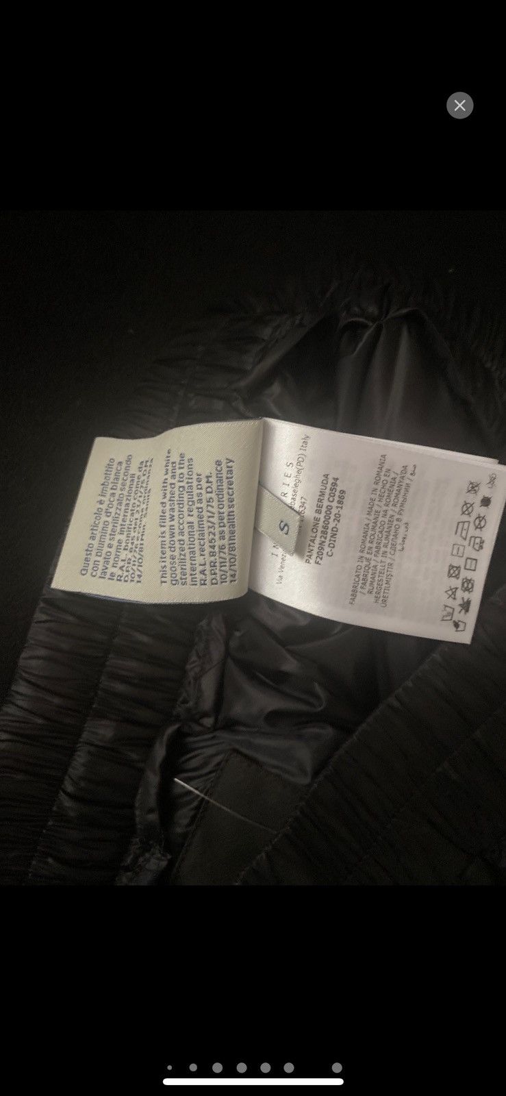 Moncler × Rick Owens BNWT AW20 RICK OWENS x MONCLER POD LENGTH BELAS SHORTS S Size US 30 / EU 46 - 11 Thumbnail
