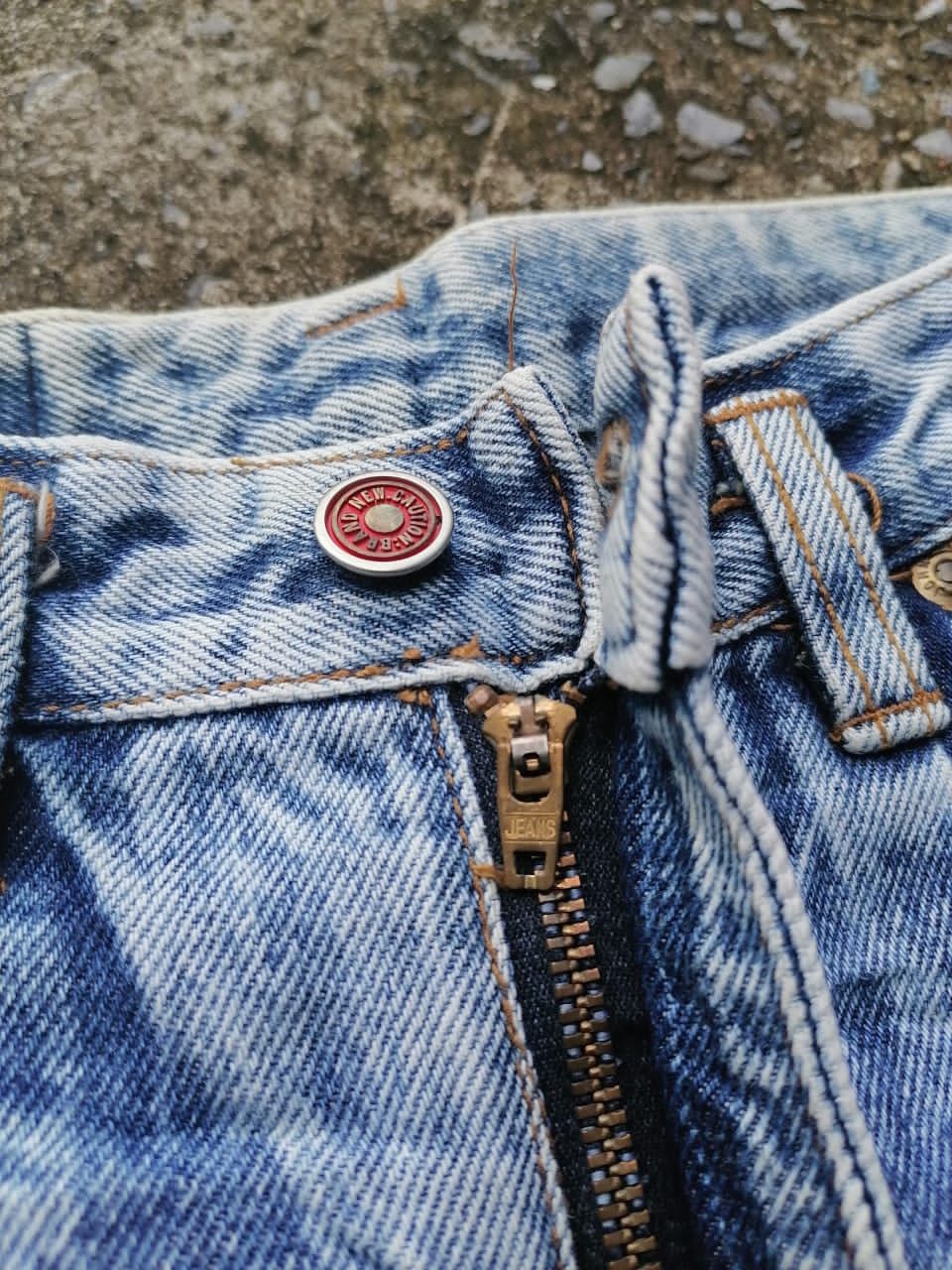 Big John Big John Acid Wash Small Leg Denim Jeans Size US 27 - 3 Thumbnail