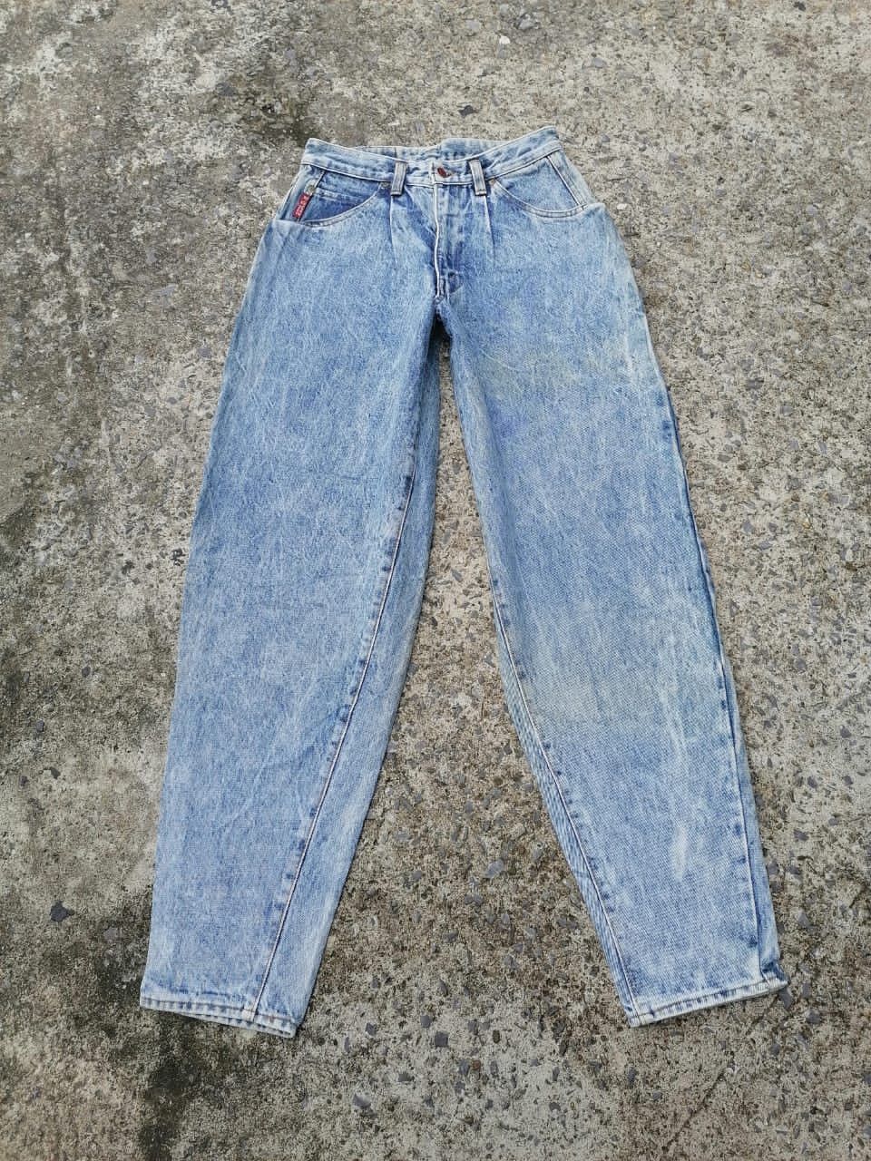 Big John Big John Acid Wash Small Leg Denim Jeans Size US 27 - 1 Thumbnail