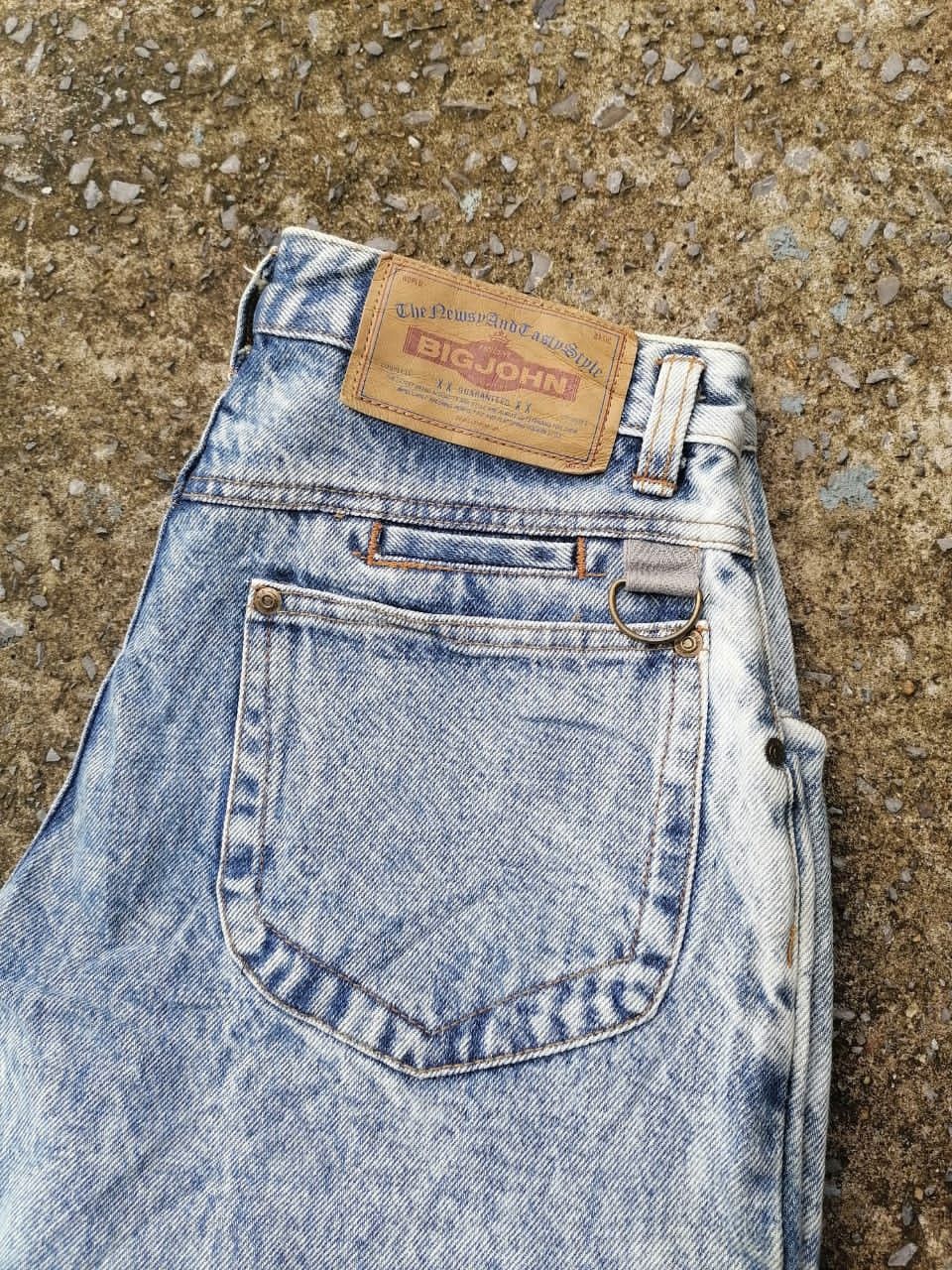 Big John Big John Acid Wash Small Leg Denim Jeans Size US 27 - 6 Thumbnail