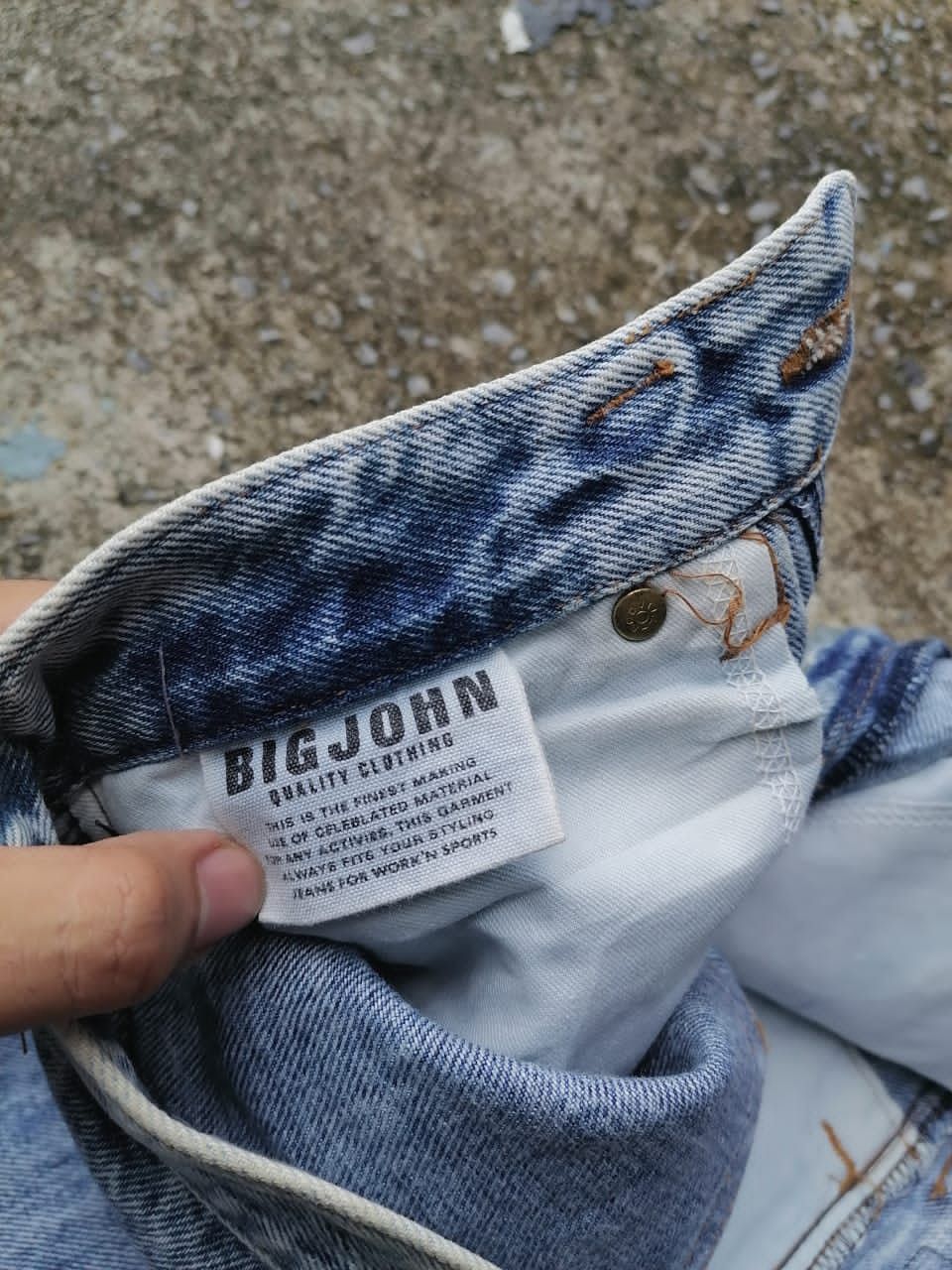Big John Big John Acid Wash Small Leg Denim Jeans Size US 27 - 5 Thumbnail