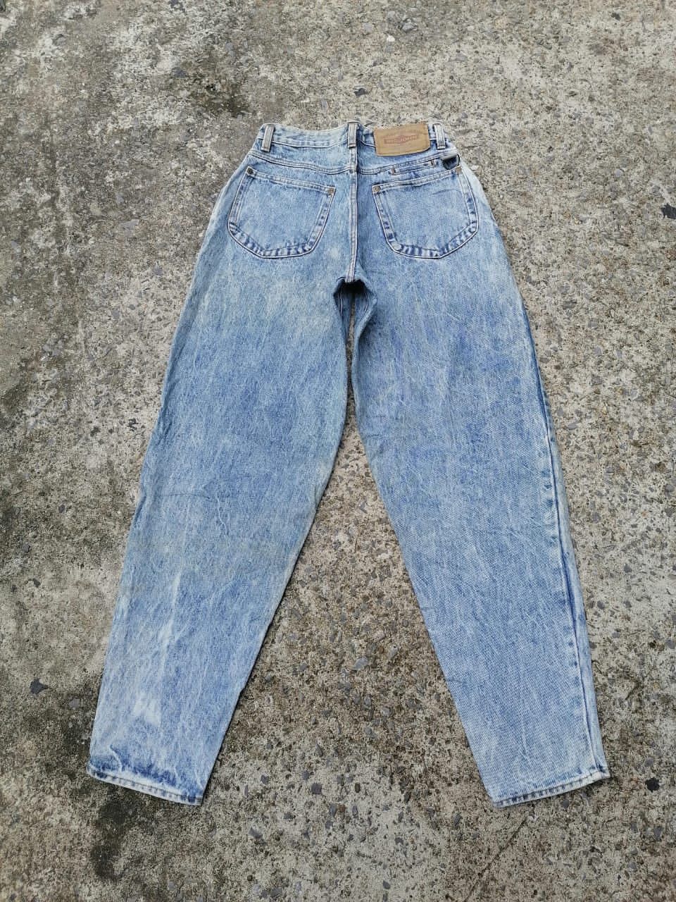 Big John Big John Acid Wash Small Leg Denim Jeans Size US 27 - 2 Thumbnail