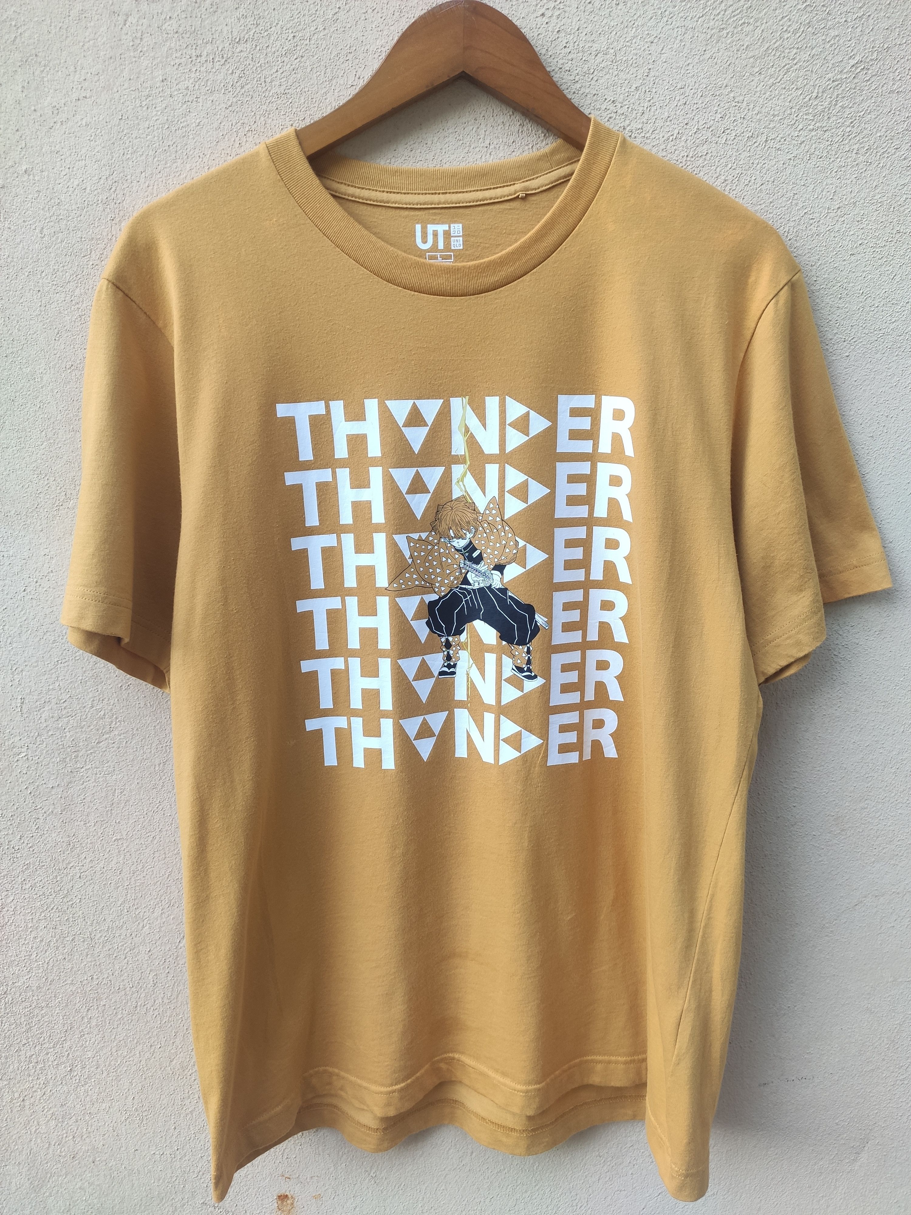 Anime Anime Kimetsu No Yaiba Zenitsu Thunder Breathing tees Size US M / EU 48-50 / 2 - 2 Thumbnail