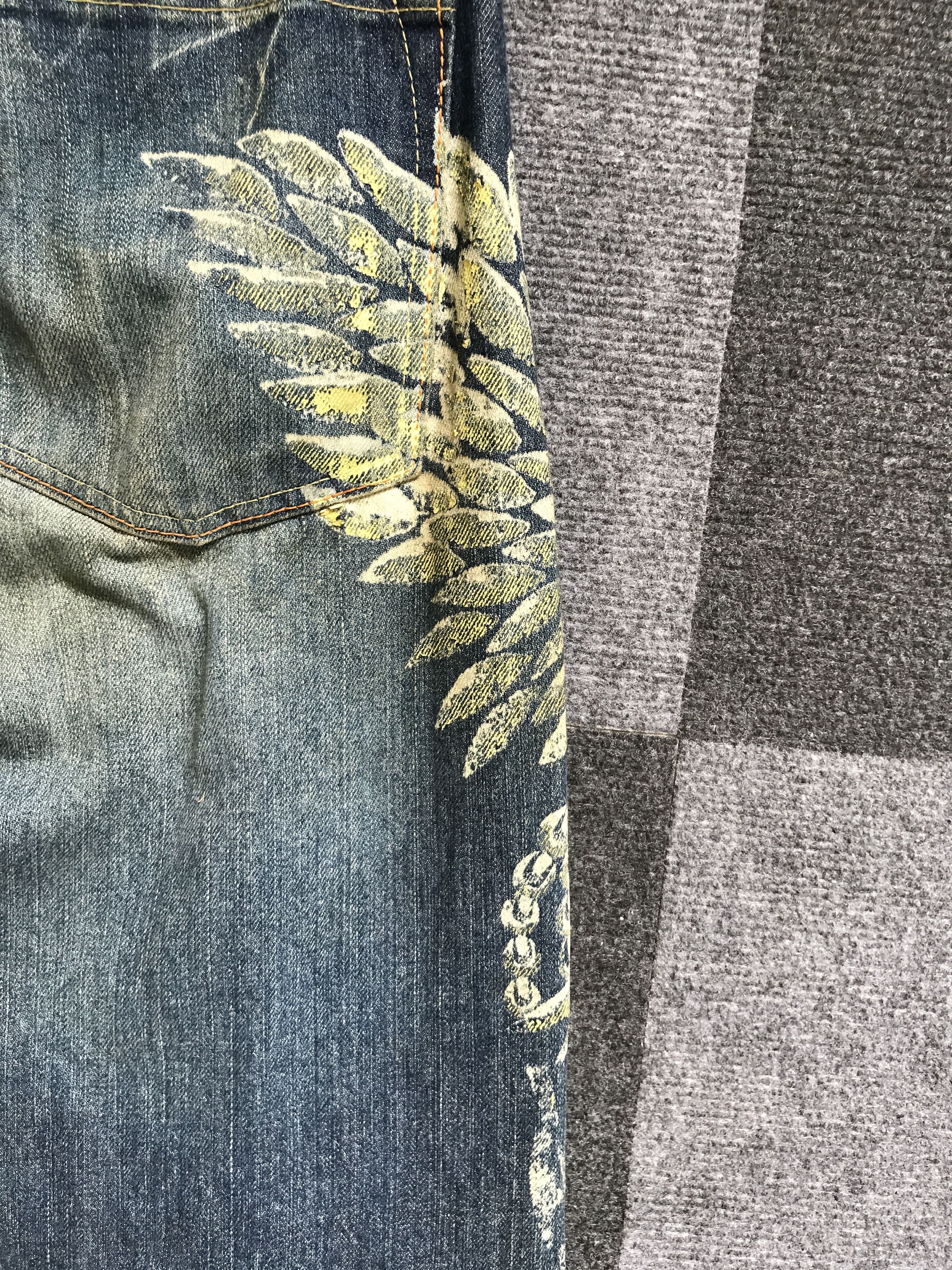 Eternal D92 Statement Jeans ETERNAL Japan Phoenix Print Jeans Size US 32 / EU 48 - 19 Thumbnail