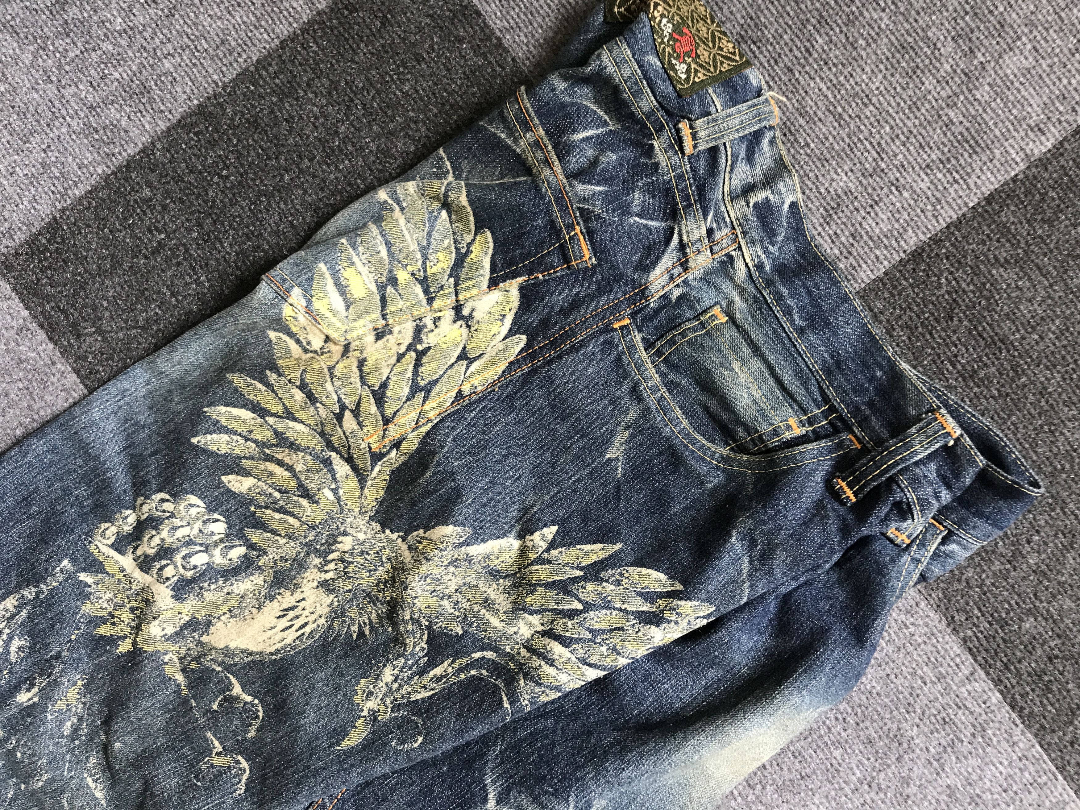 Eternal D92 Statement Jeans ETERNAL Japan Phoenix Print Jeans Size US 32 / EU 48 - 21 Thumbnail