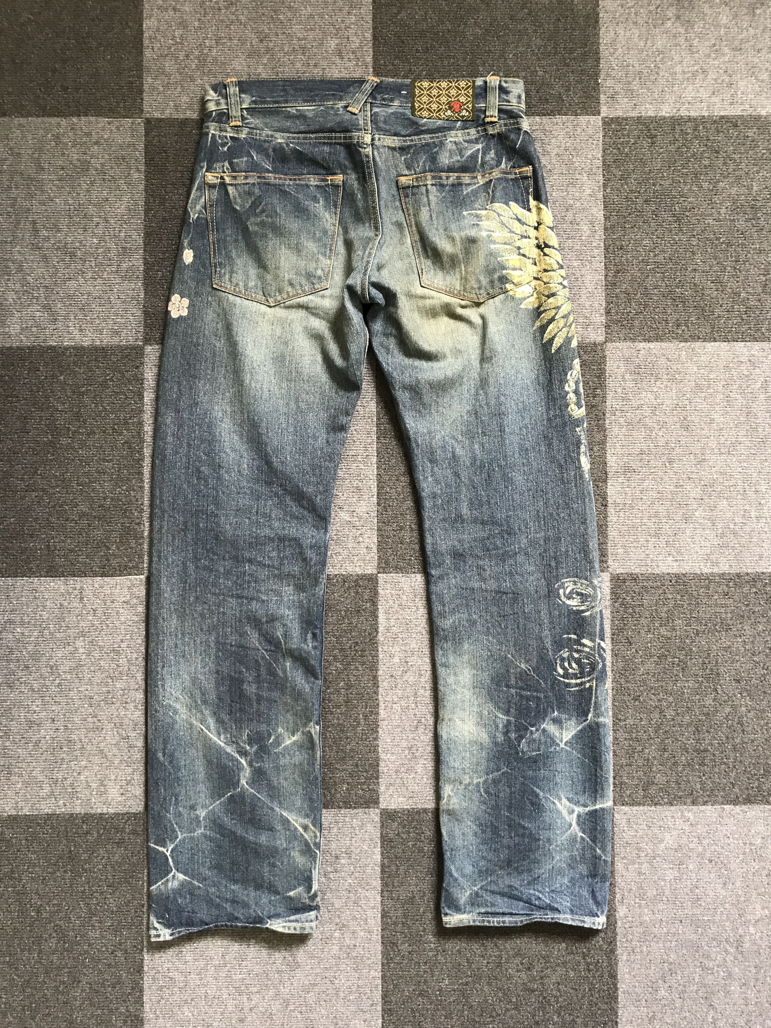 Eternal D92 Statement Jeans ETERNAL Japan Phoenix Print Jeans Size US 32 / EU 48 - 14 Thumbnail