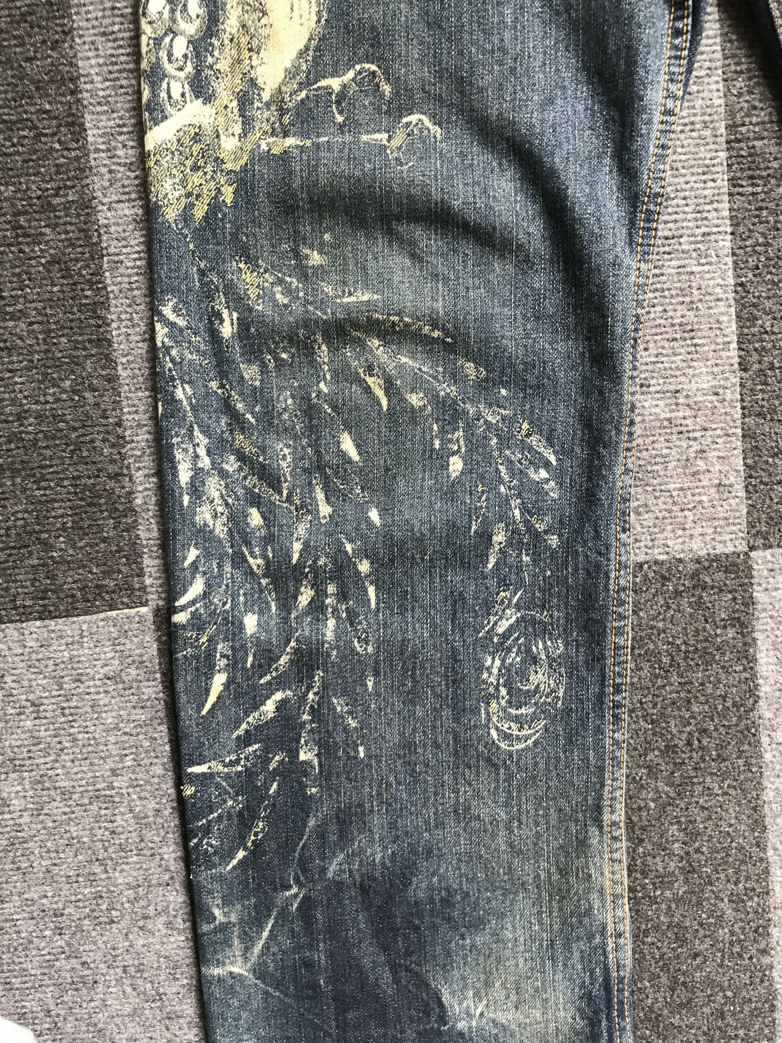 Eternal D92 Statement Jeans ETERNAL Japan Phoenix Print Jeans Size US 32 / EU 48 - 10 Thumbnail