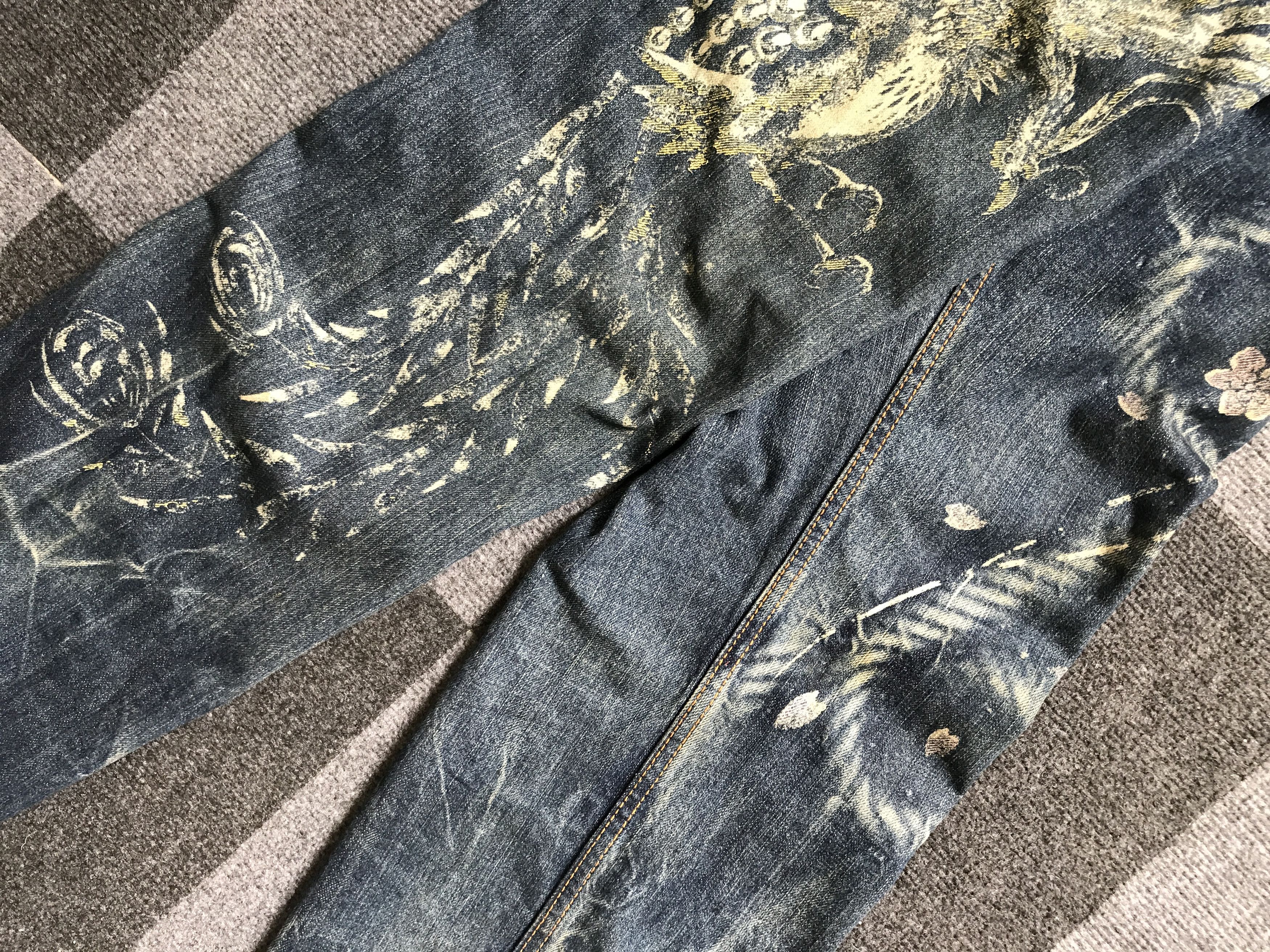 Eternal D92 Statement Jeans ETERNAL Japan Phoenix Print Jeans Size US 32 / EU 48 - 22 Thumbnail