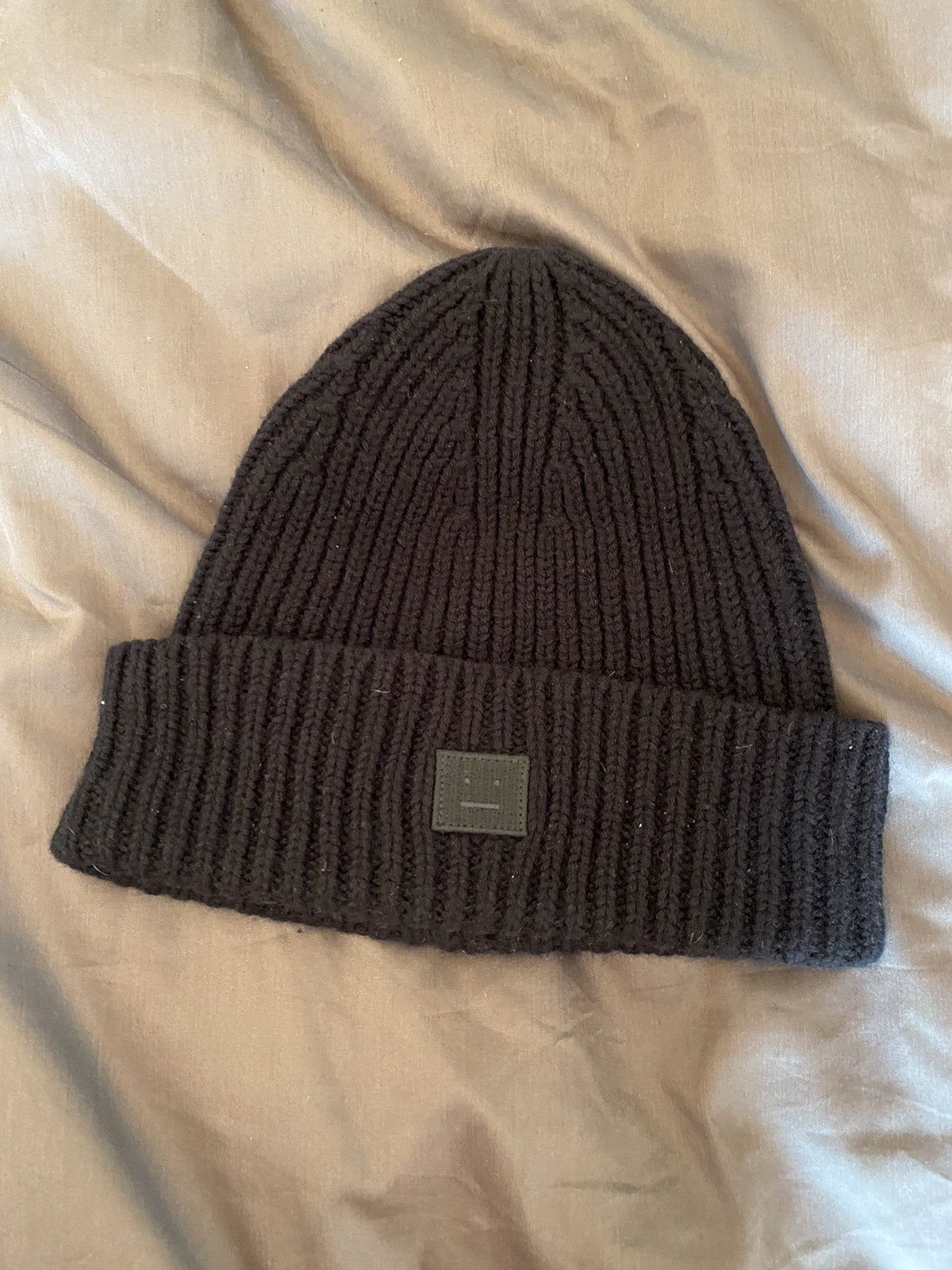Acne Studios black hat knitted