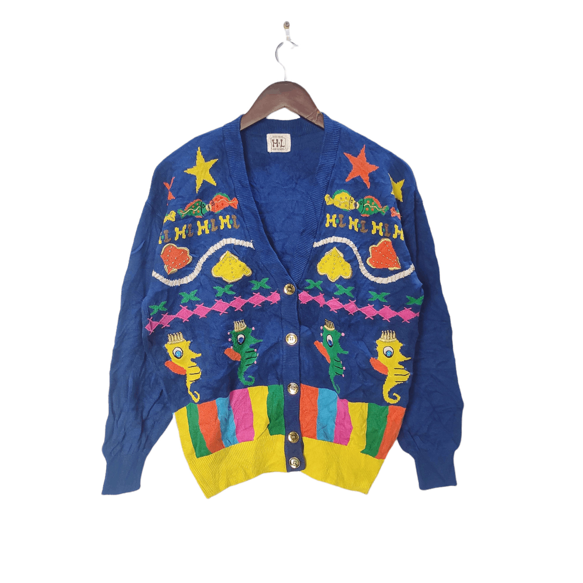 Hysteric Glamour “Bulldog” Knit Cardigan | neverlandsupply