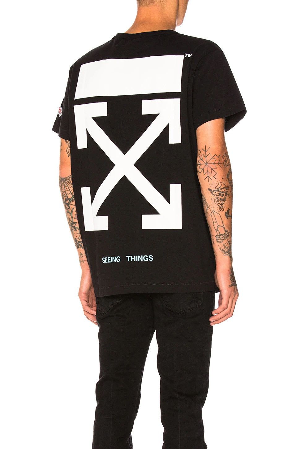 Off white seeing things tee hotsell