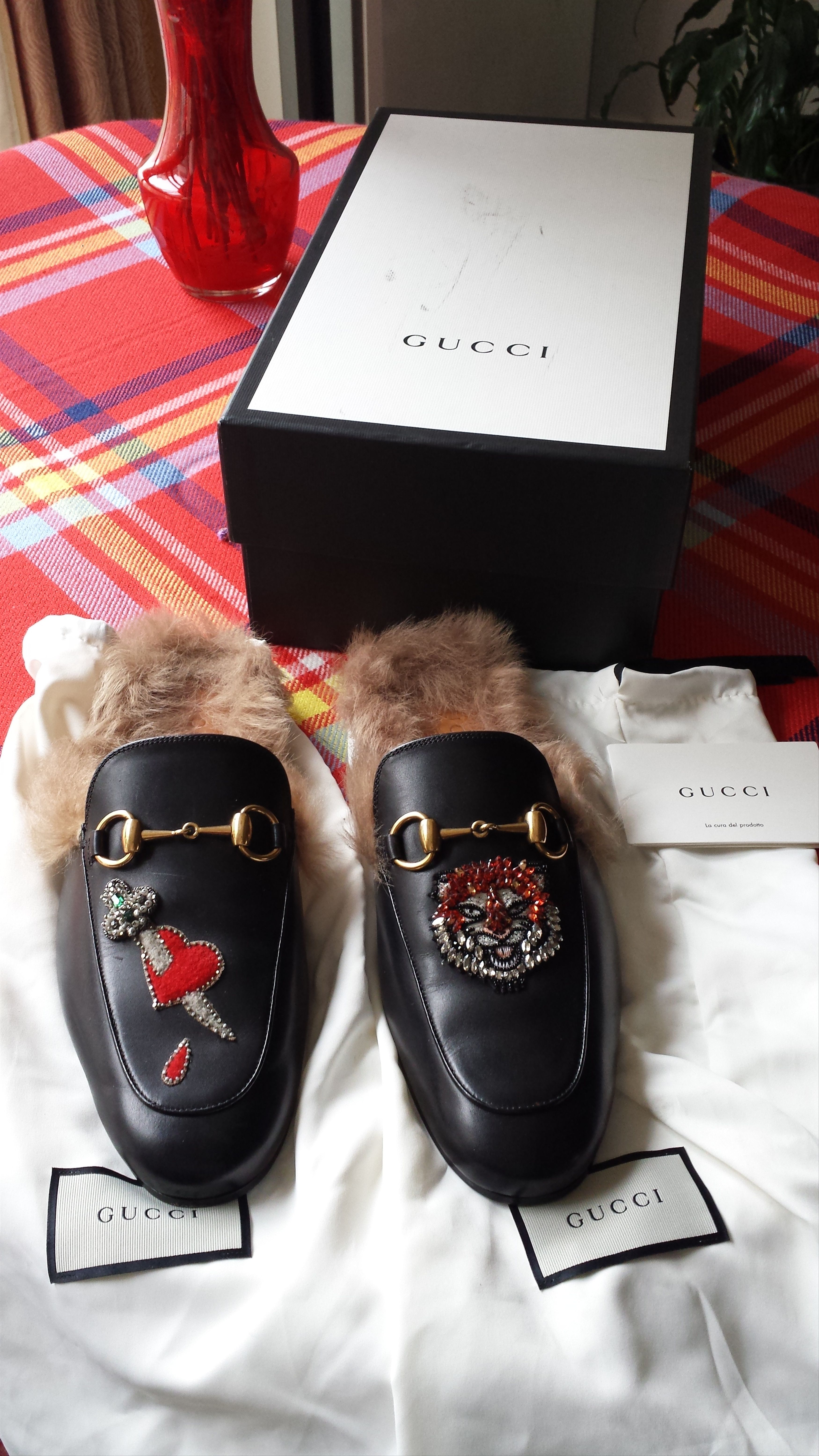 Gucci Final Sale! New Rare Limited Edition Princetown Size US 7 / EU 40 - 1 Thumbnail